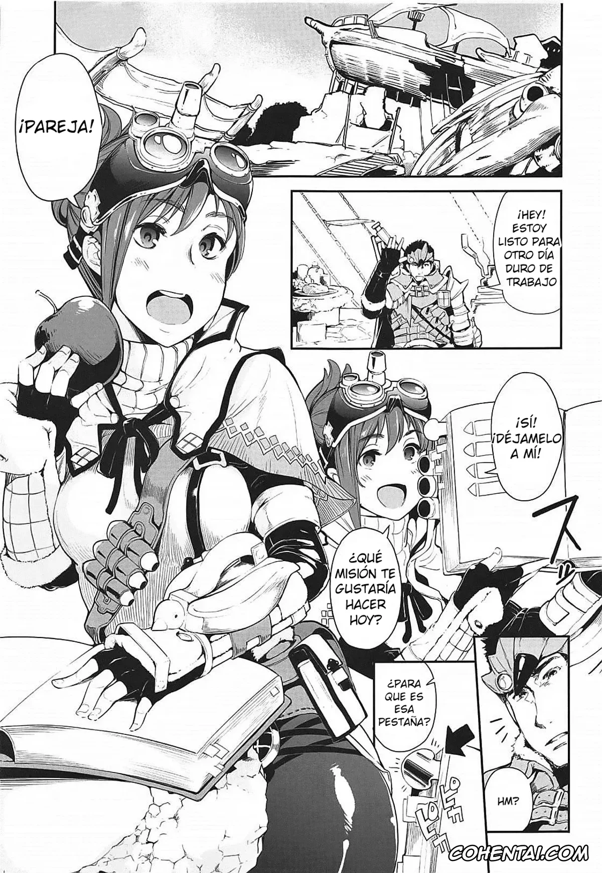 Monster Hunter porno, Handler porno, Kinoko Matsuri (Monster Hunter World), pagina 2