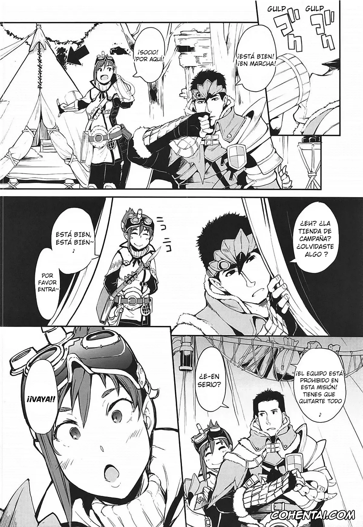 Monster Hunter porno, Handler porno, Kinoko Matsuri (Monster Hunter World), pagina 5