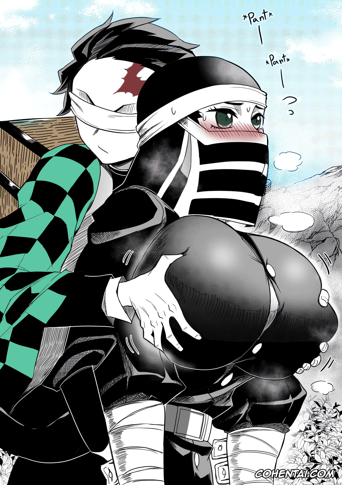 Kimetsu No Yaiba | Demon Slayer porno, Kakushi porno, Tanjirou Kamado porno, Kakushi ch.1-2 (Kimetsu no Yaiba), pagina 2