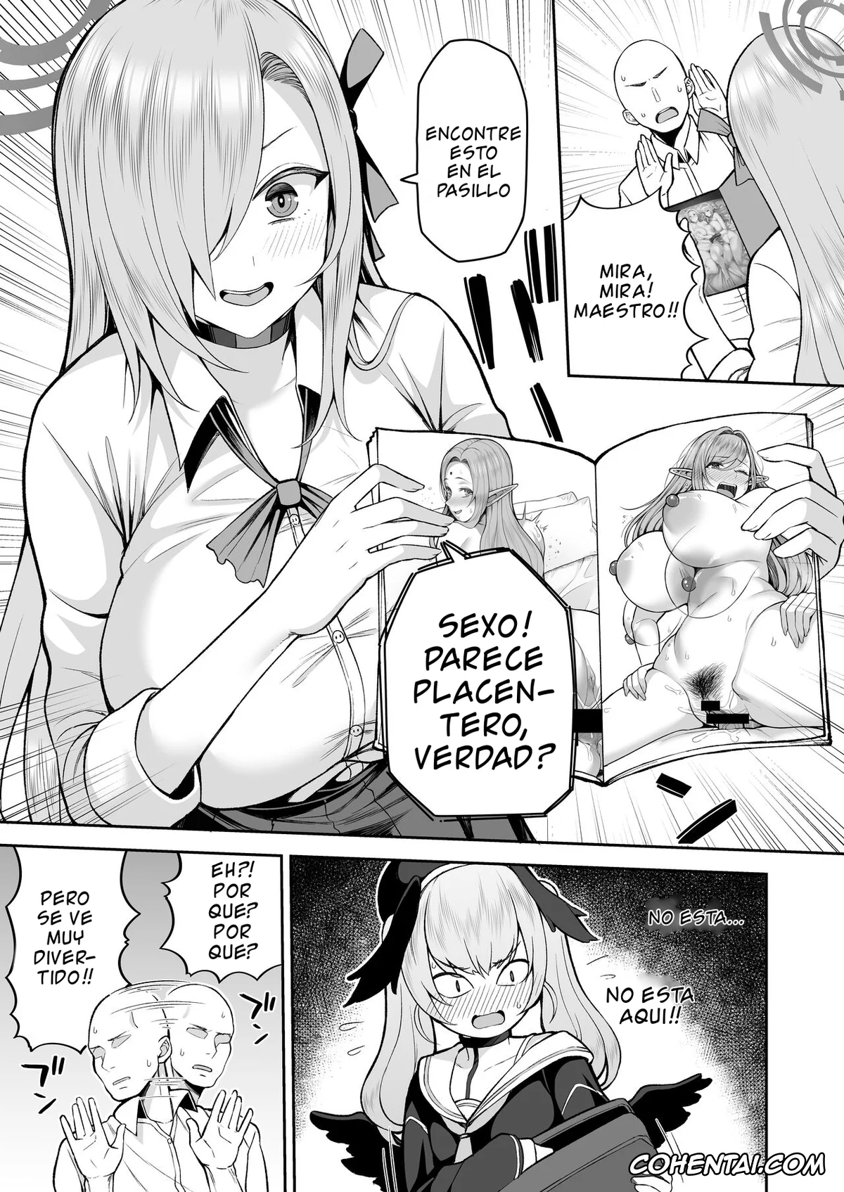 Blue Archive xxx, Asuna Ichinose xxx, Sensei xxx, Oshiete (Blue Archive), pagina 4