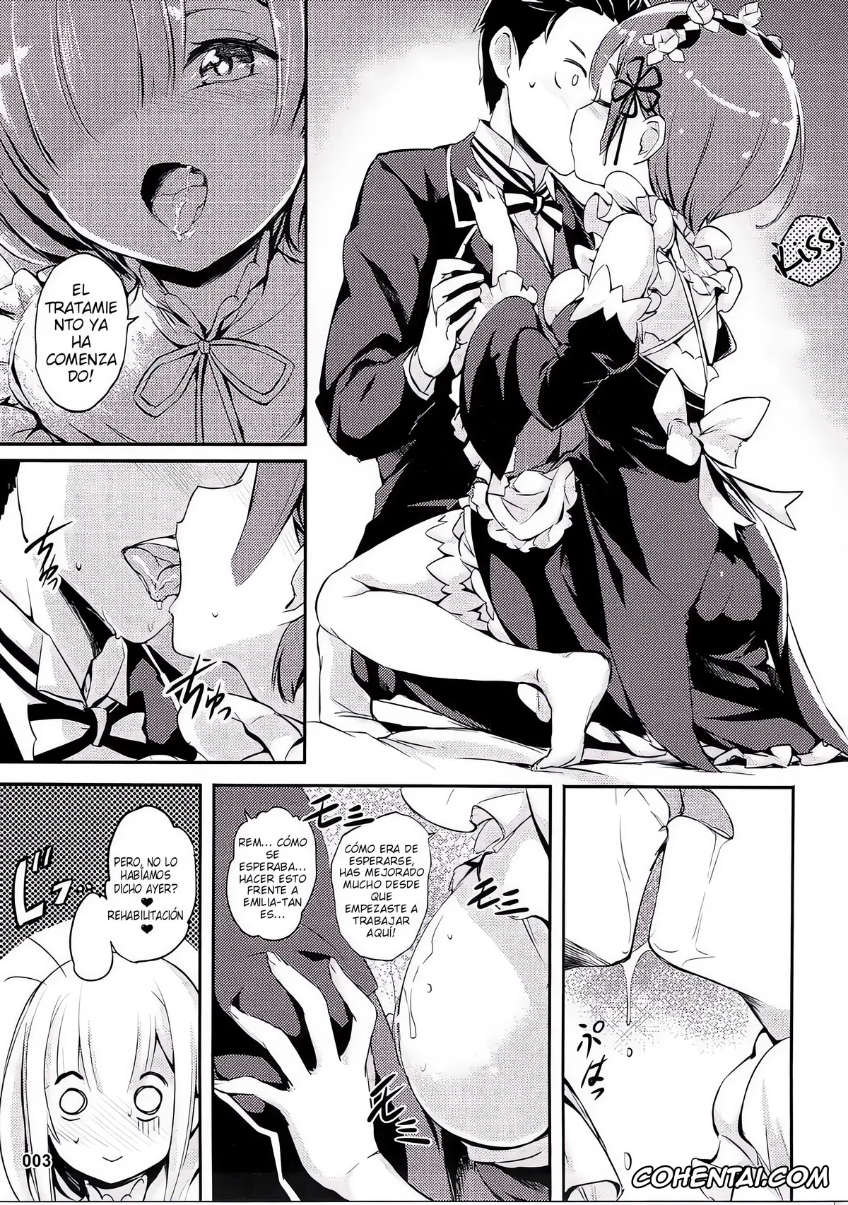 Re:Zero kara Hajimeru Isekai Seikatsu xxx, Emilia xxx, Rem xxx, Subaru Natsuki xxx, Re:Zero After Story (Re:Zero kara Hajimeru Isekai Seikatsu), pagina 4
