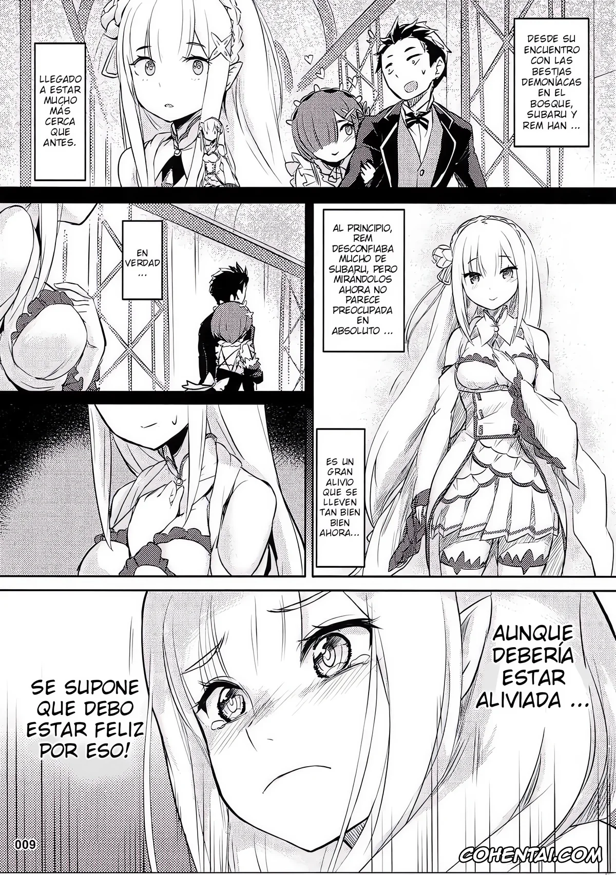 Re:Zero kara Hajimeru Isekai Seikatsu xxx, Emilia xxx, Rem xxx, Subaru Natsuki xxx, Re:Zero After Story (Re:Zero kara Hajimeru Isekai Seikatsu), pagina 10