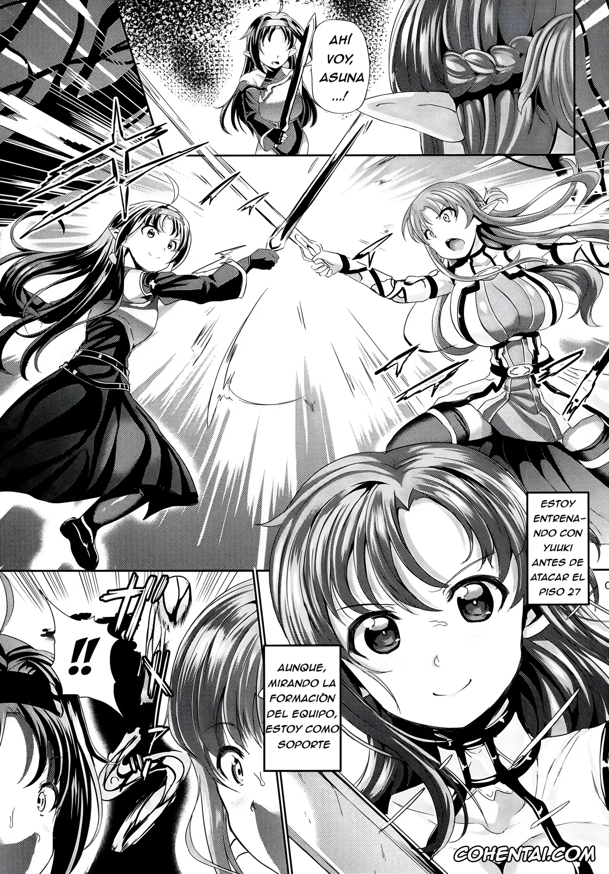 Sword Art Online porno, Asuna Yuuki porno, Shino Asada | Sinon porno, Yuuki Konno porno, Monzetsu Kenshi Online (Sword Art Online), pagina 8