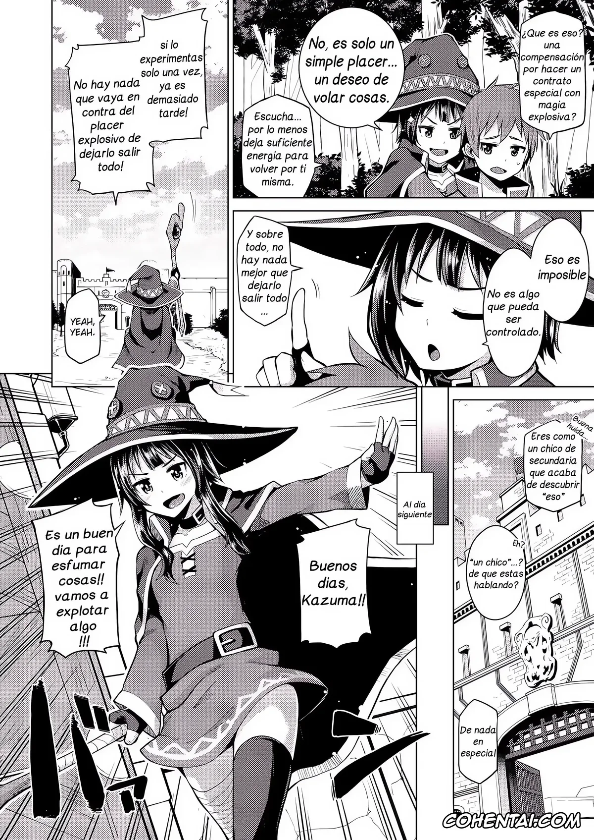 Kono Subarashii Sekai ni Syukufuku o! xxx, Kazuma Satou xxx, Megumin xxx, Kono Bakuretsu Musume ni Ecstasy o! (Kono Subarashii Sekai ni Syukufuku o!, pagina 4