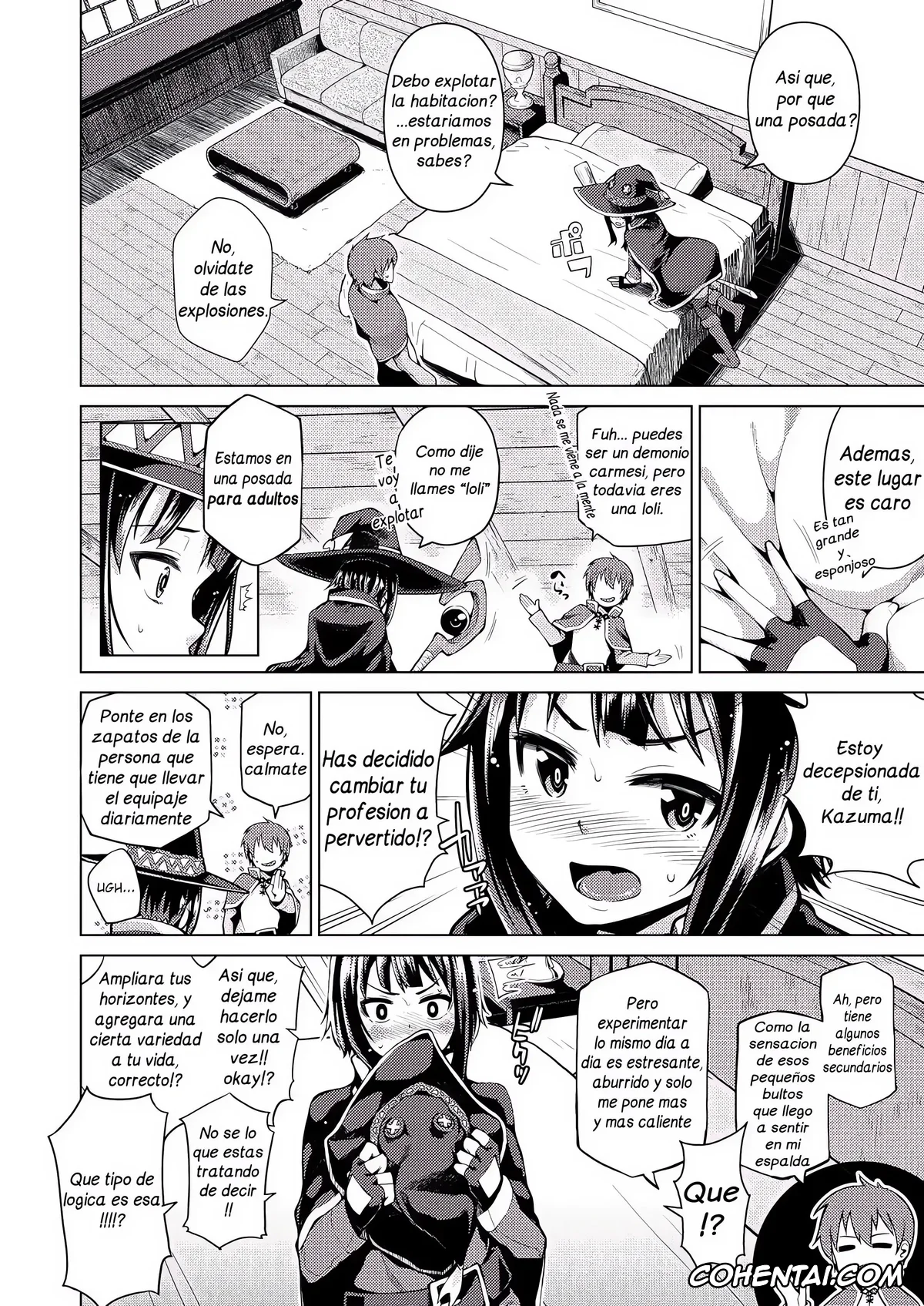 Kono Subarashii Sekai ni Syukufuku o! hentai, Kazuma Satou hentai, Megumin hentai, Kono Bakuretsu Musume ni Ecstasy o! (Kono Subarashii Sekai ni Syukufuku o!, pagina 6