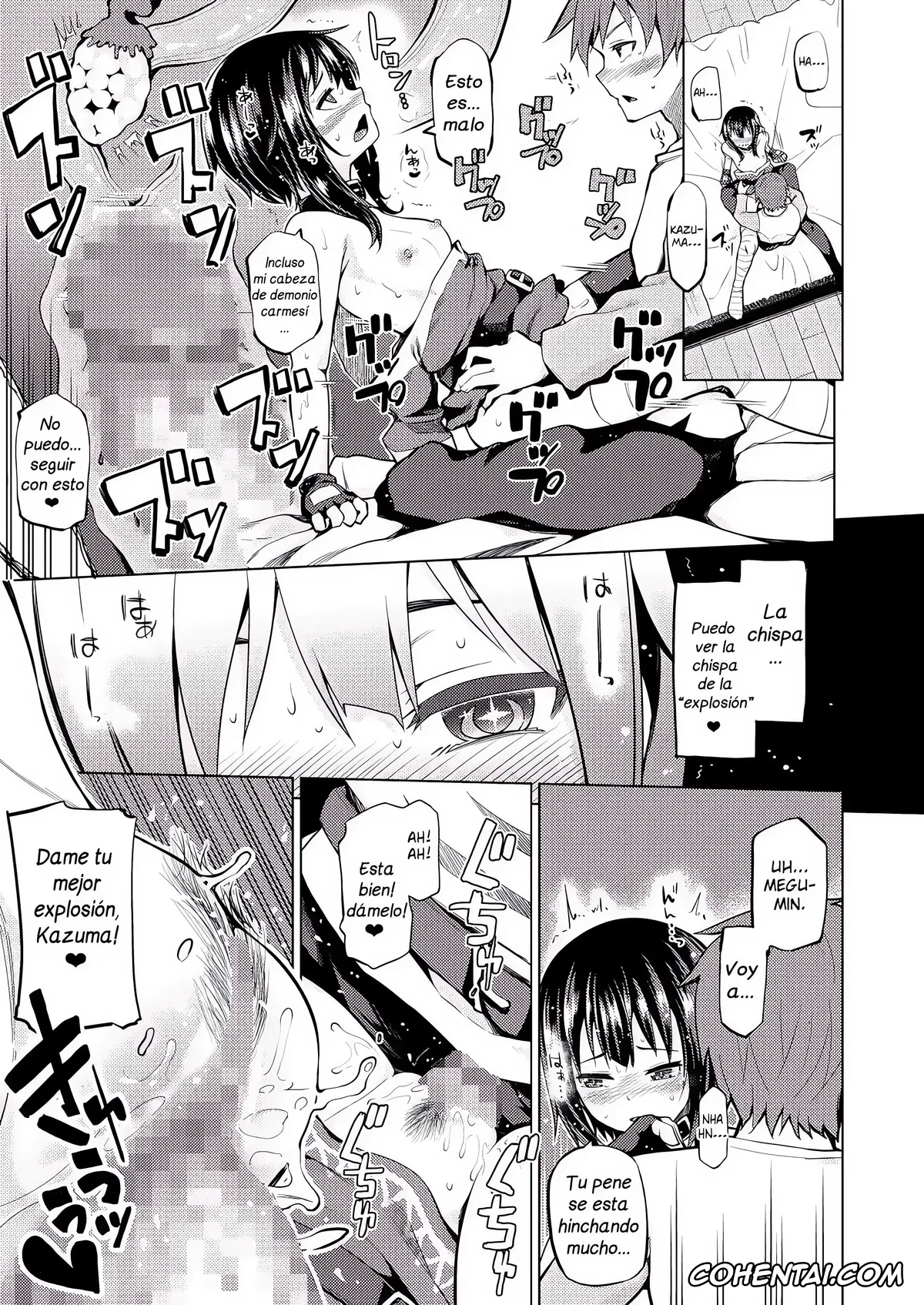 Kono Subarashii Sekai ni Syukufuku o! hentai, Kazuma Satou hentai, Megumin hentai, Kono Bakuretsu Musume ni Ecstasy o! (Kono Subarashii Sekai ni Syukufuku o!, pagina 15