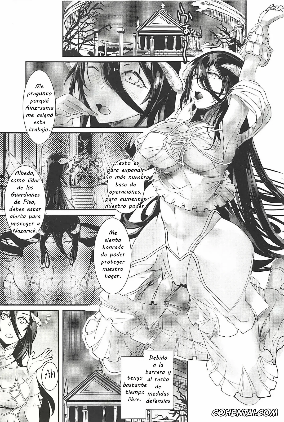 Overlord porno, Albedo porno, Albedo Yokkyuu Fuman (Overlord), pagina 2