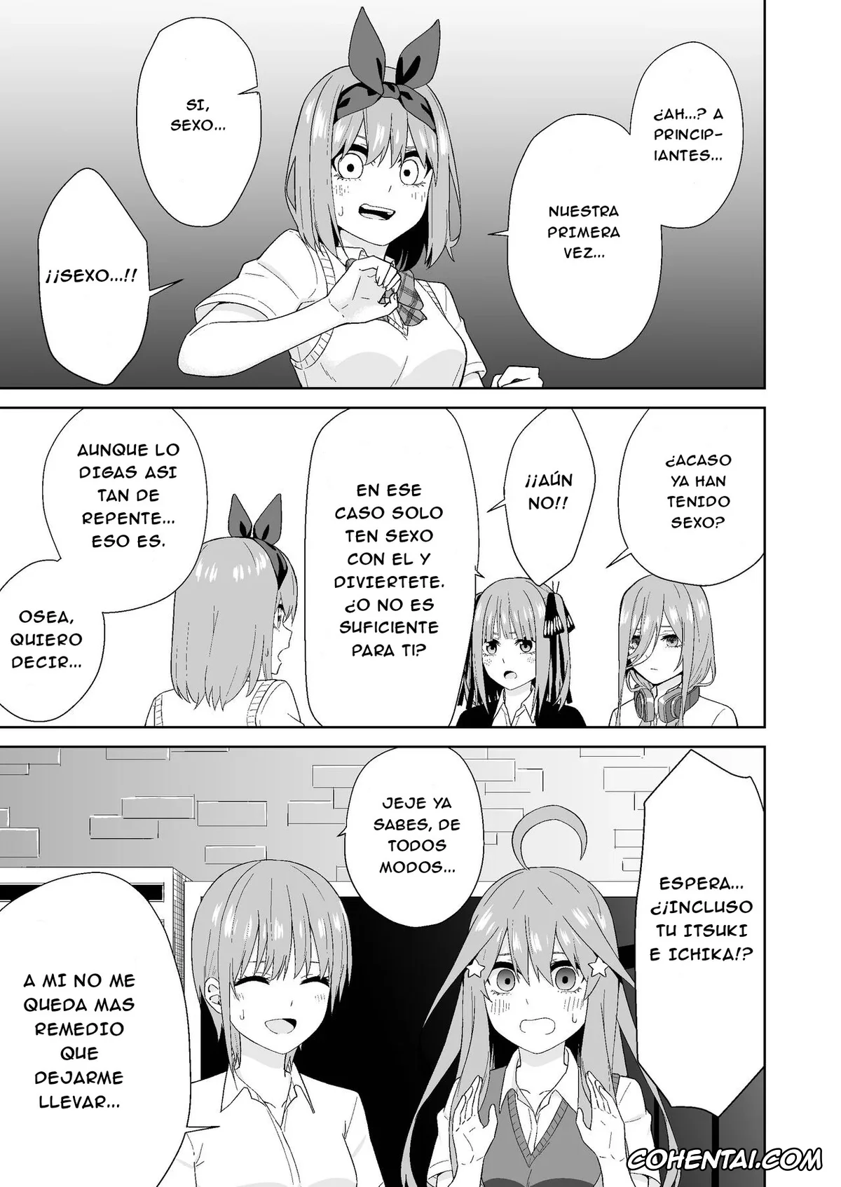 Gotoubun No Hanayome | The Quintessential Quintuplets porno, Fuutarou Uesugi porno, Ichika Nakano porno, Itsuki Nakano porno, Miku Nakano porno, Nino Nakano porno, Yotsuba Nakano porno, Gotoubun no Hajimete (Gotoubun no Hanayome), pagina 5