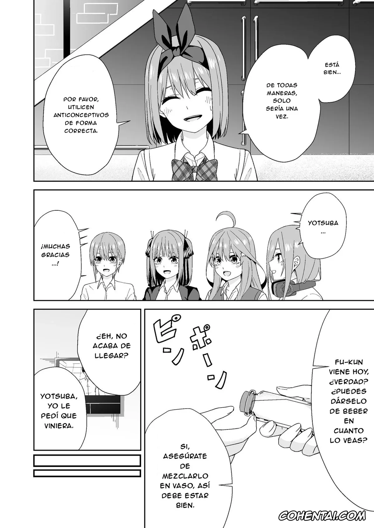 Gotoubun No Hanayome | The Quintessential Quintuplets xxx, Fuutarou Uesugi xxx, Ichika Nakano xxx, Itsuki Nakano xxx, Miku Nakano xxx, Nino Nakano xxx, Yotsuba Nakano xxx, Gotoubun no Hajimete (Gotoubun no Hanayome), pagina 10