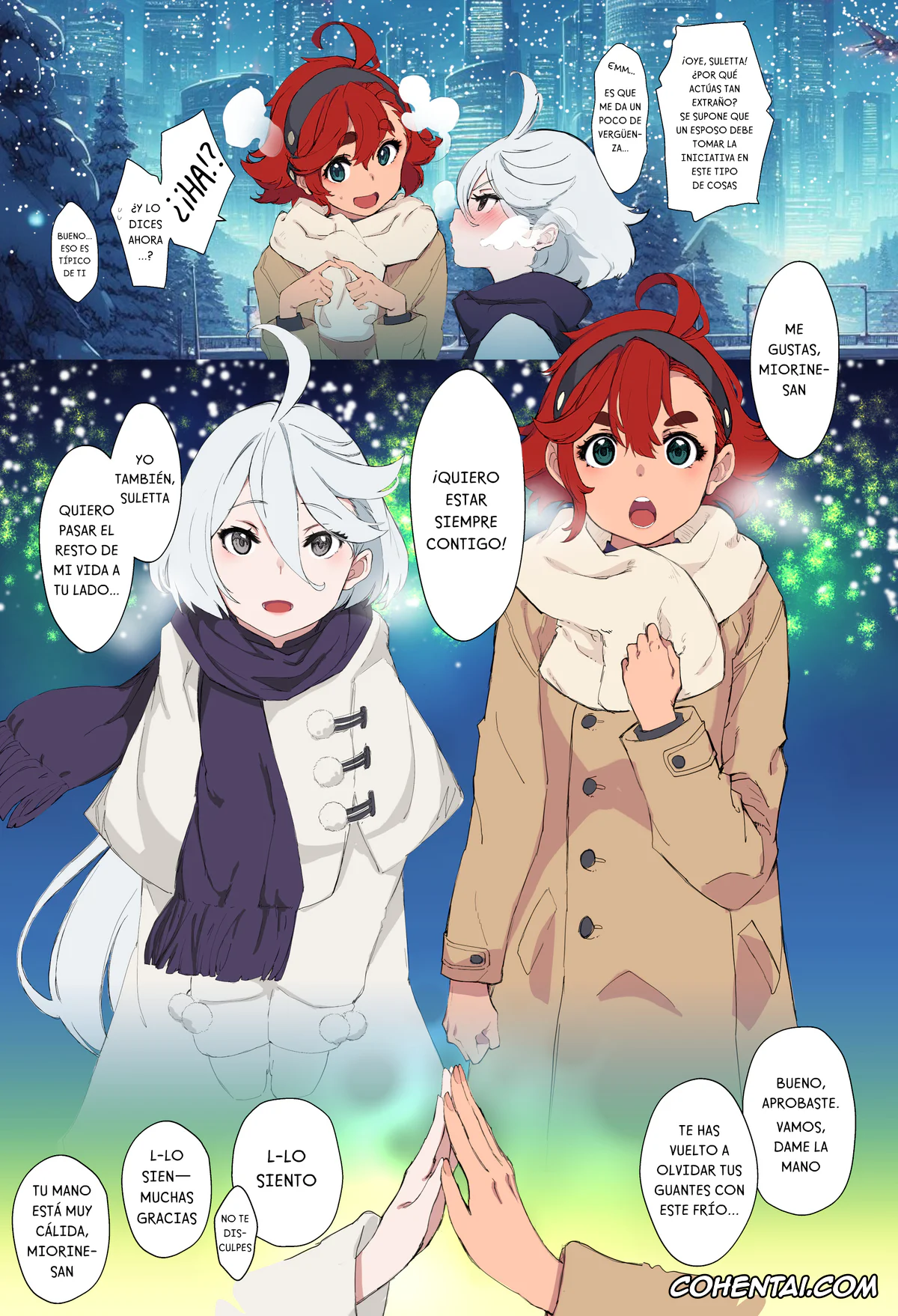 Mobile Suit Gundam: The Witch from Mercury xxx, Mobile Suit Gundam The Witch From Mercury xxx, Miorine Rembran xxx, Suletta Mercury xxx, Christmas (extended ver) (Mobile Suit Gundam: The Witch from Mercury), pagina 1