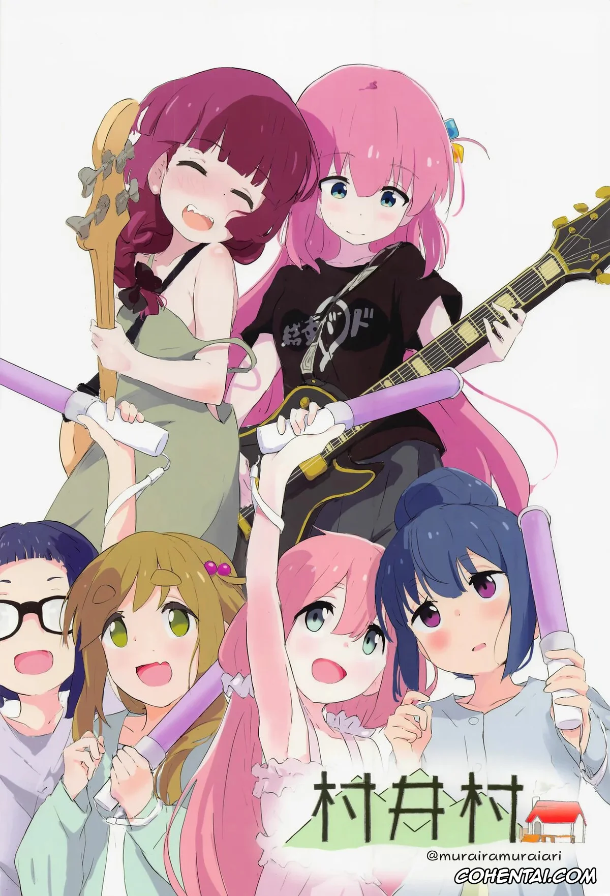 Bocchi the Rock! hentai, Yuru Camp | Laid-Back Camp hentai, Hitori Gotou hentai, Kikuri Hiroi hentai, Nadeshiko Kagamihara hentai, Rin Shima hentai, Bocchi-chan to Ecchi Camp (Bocchi the Rock!, Yuru Camp), pagina 30