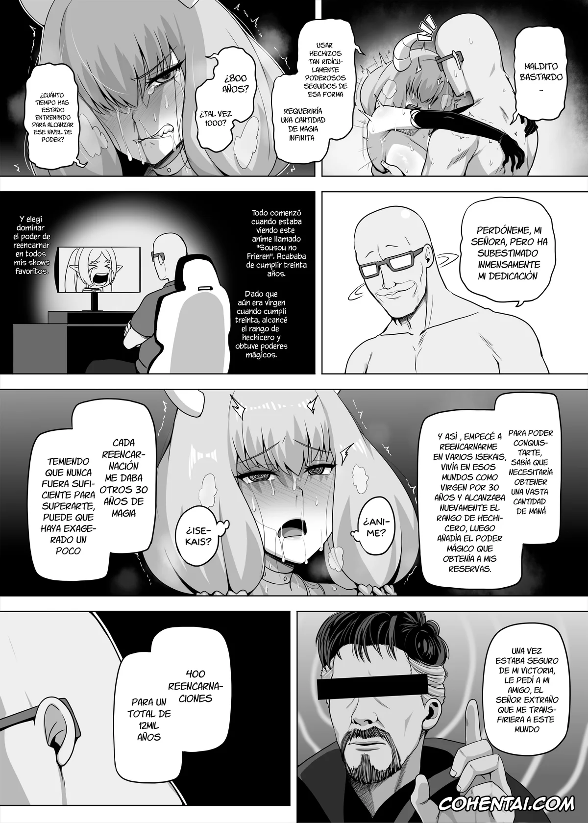 Sousou No Frieren | Frieren Beyond Journeys End hentai, Dantoudai No Aura | Aura The Guillotine hentai, Aura to Ippatsu Yaru Tame Mechakucha Maryoku o Tamete Kimashita (Sousou no Frieren), pagina 12
