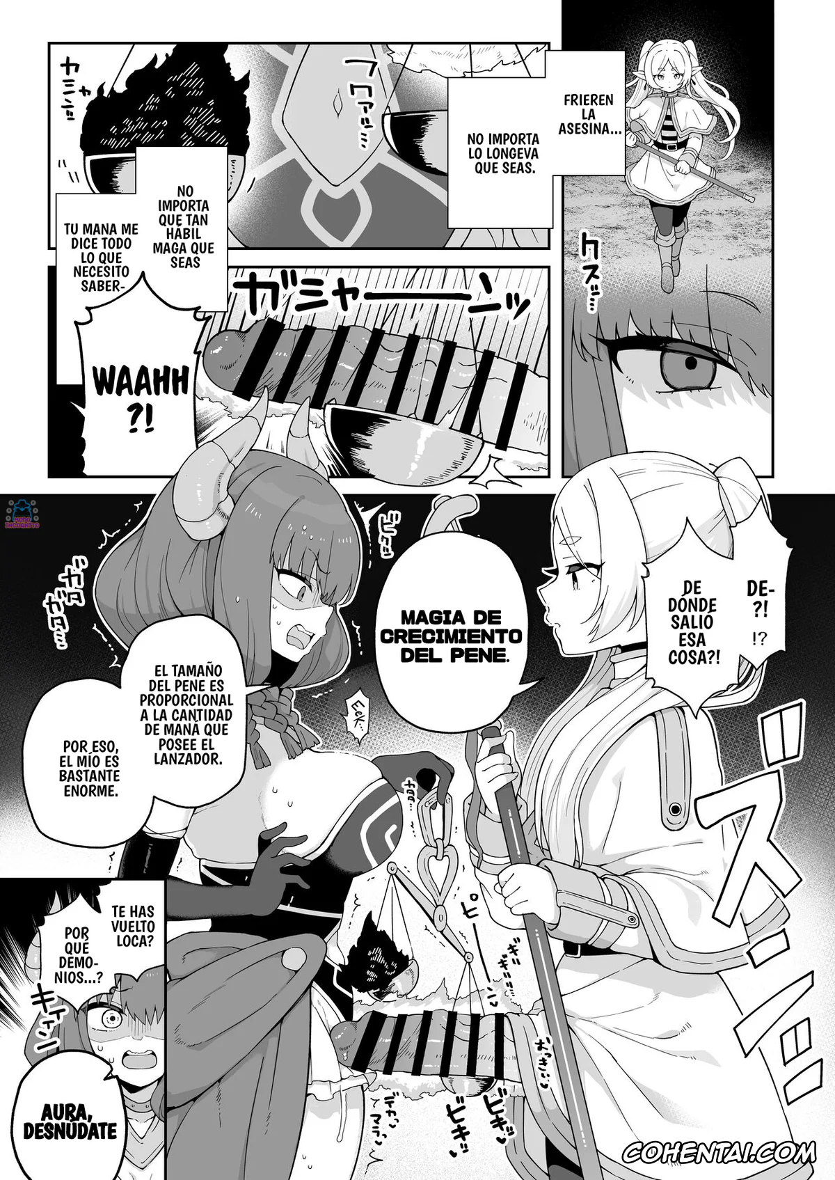 Sousou No Frieren | Frieren Beyond Journeys End porno, Dantoudai No Aura | Aura The Guillotine porno, Frieren porno, Chinpo ga Haeru Mahou da yo. (Sousou no Frieren), pagina 2