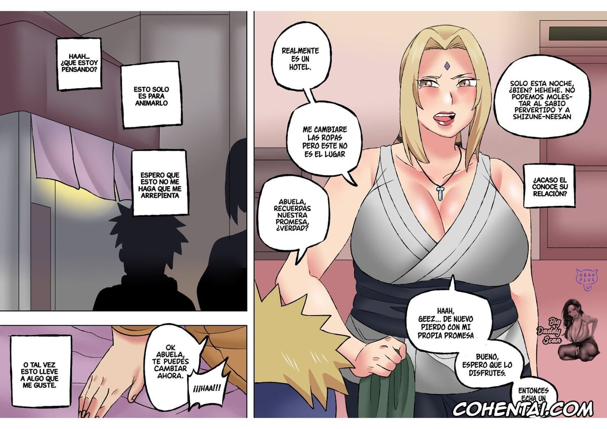 NARUTO hentai, Naruto Uzumaki hentai, Tsunade hentai, Desafortunada Tsunade (Naruto), pagina 3
