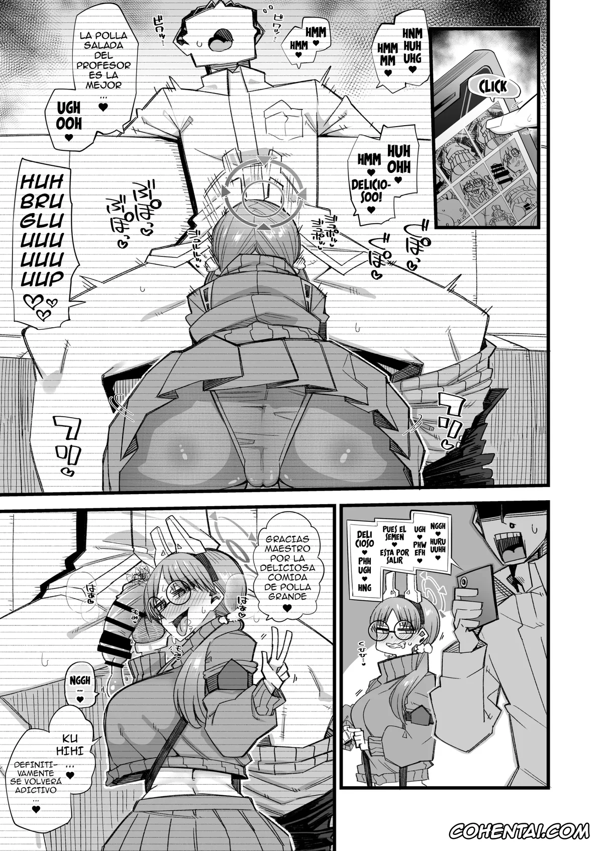 Blue Archive xxx, Moe Kazekura xxx, Sensei xxx, Moe wa Sensei de Hametsu shitai (Blue Archive), pagina 4