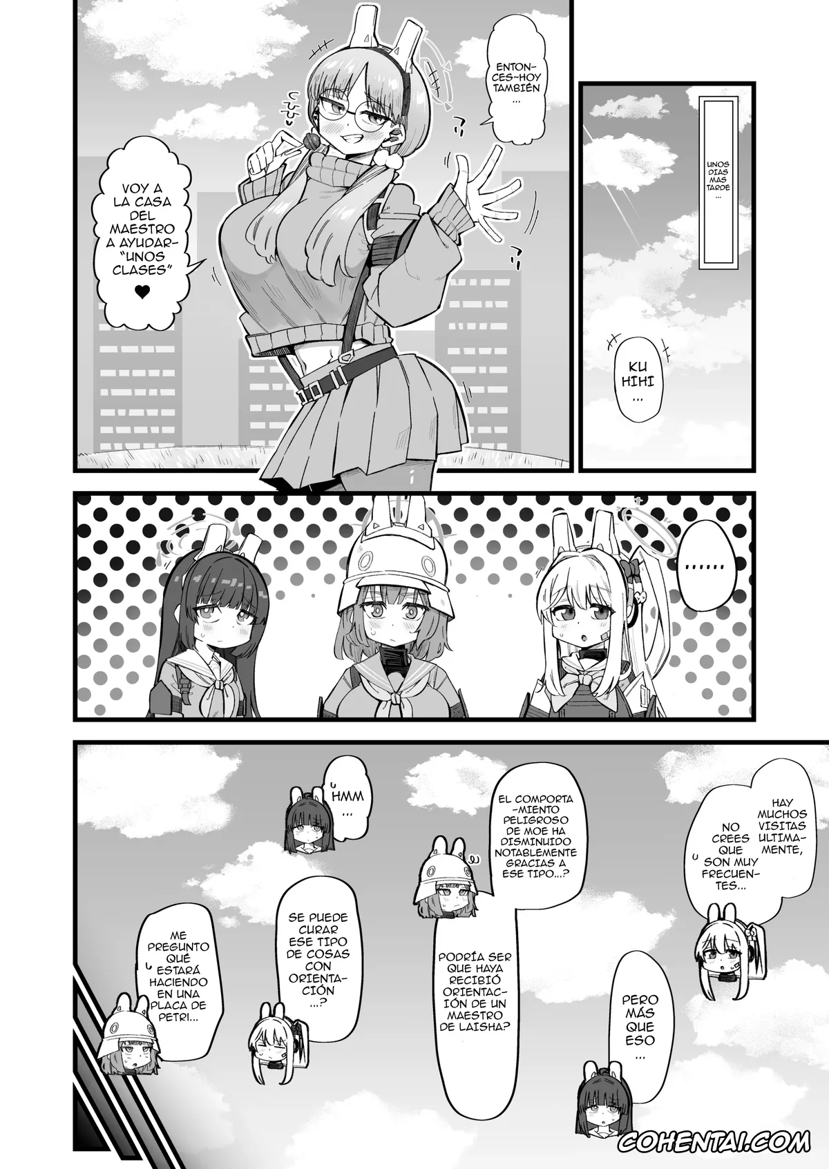 Blue Archive hentai, Moe Kazekura hentai, Sensei hentai, Moe wa Sensei de Hametsu shitai 2 (Blue Archive), pagina 3
