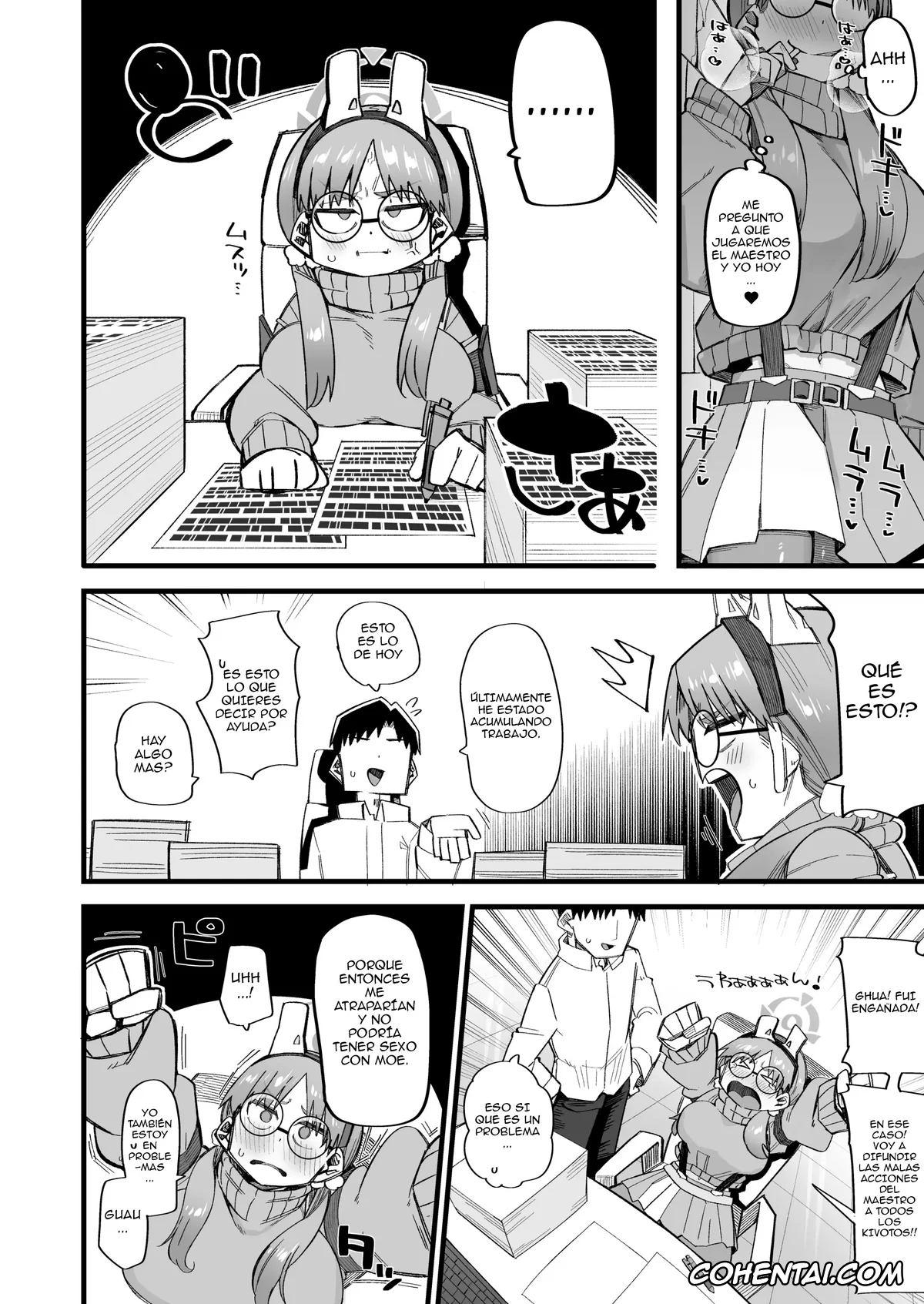 Blue Archive xxx, Moe Kazekura xxx, Sensei xxx, Moe wa Sensei de Hametsu shitai 2 (Blue Archive), pagina 7