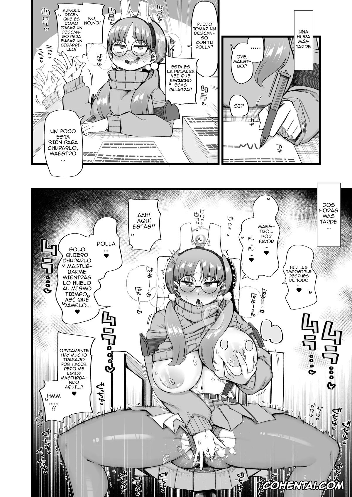 Blue Archive hentai, Moe Kazekura hentai, Sensei hentai, Moe wa Sensei de Hametsu shitai 2 (Blue Archive), pagina 9