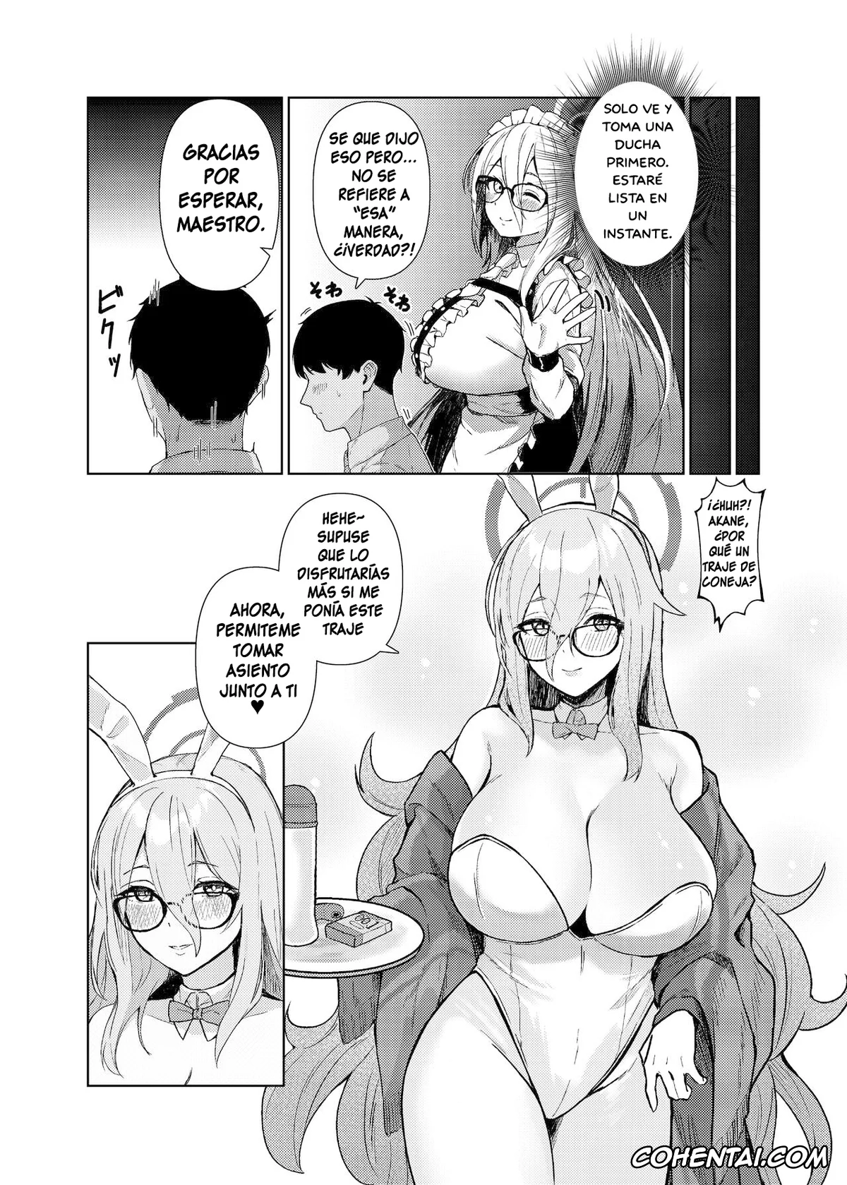 Blue Archive hentai, Akane Murokasa hentai, Sensei hentai, Akane ni Iyasarete Mimasen ka? (Blue Archive), pagina 6