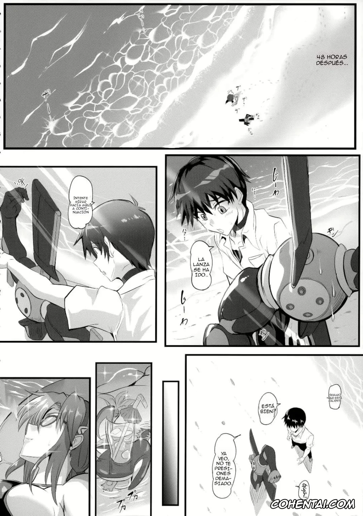 Neon Genesis Evangelion xxx, Asuka Langley Soryu xxx, Mari Illustrious Makinami xxx, Rei Ayanami xxx, EVA Tsukimitsuchou | EVA Mariposa de la luz de luna (Neon Genesis Evangelion), pagina 37