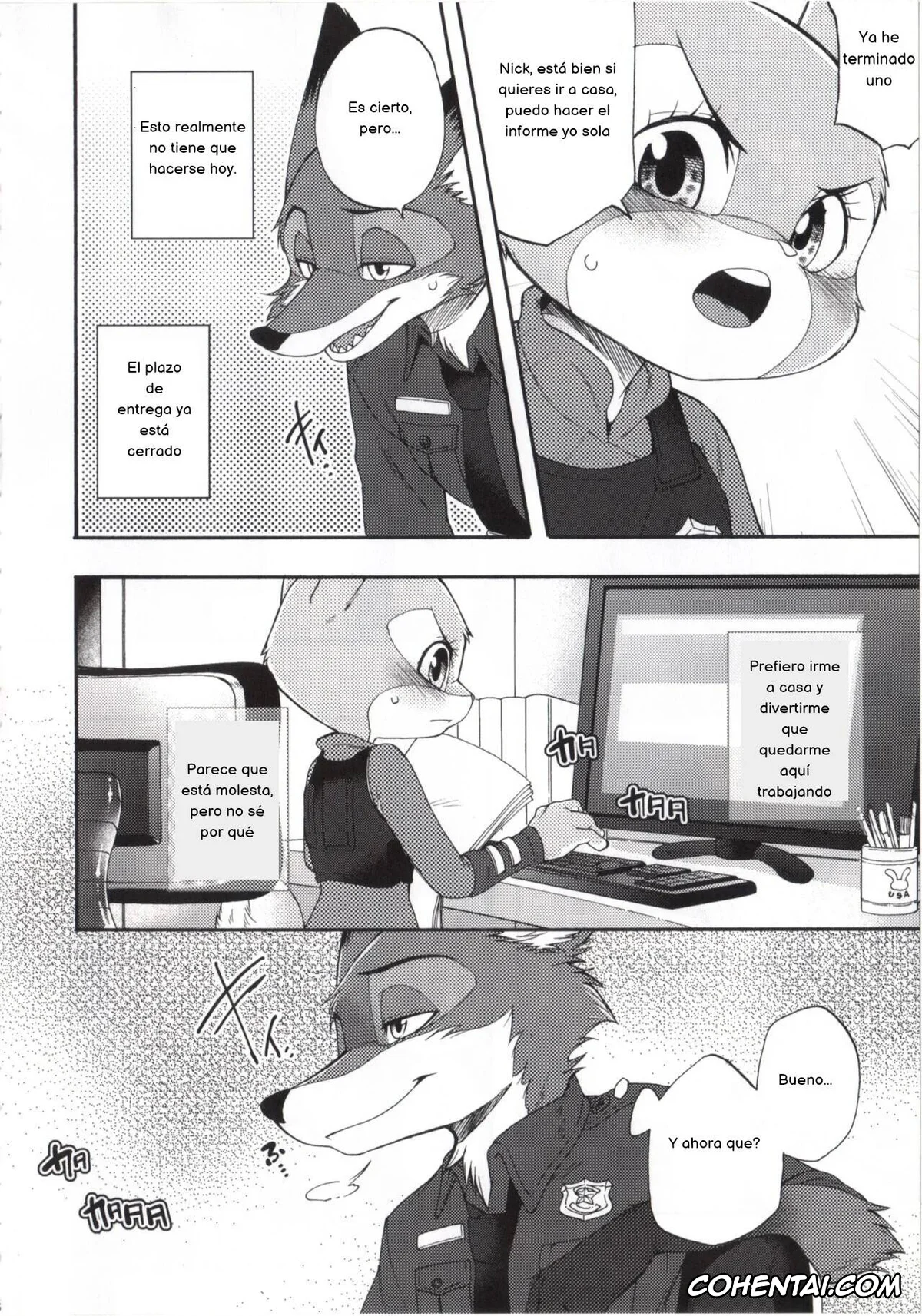 Zootopia hentai, Judy Hopps hentai, Nick Wilde hentai, Make Love (Zootopia), pagina 6