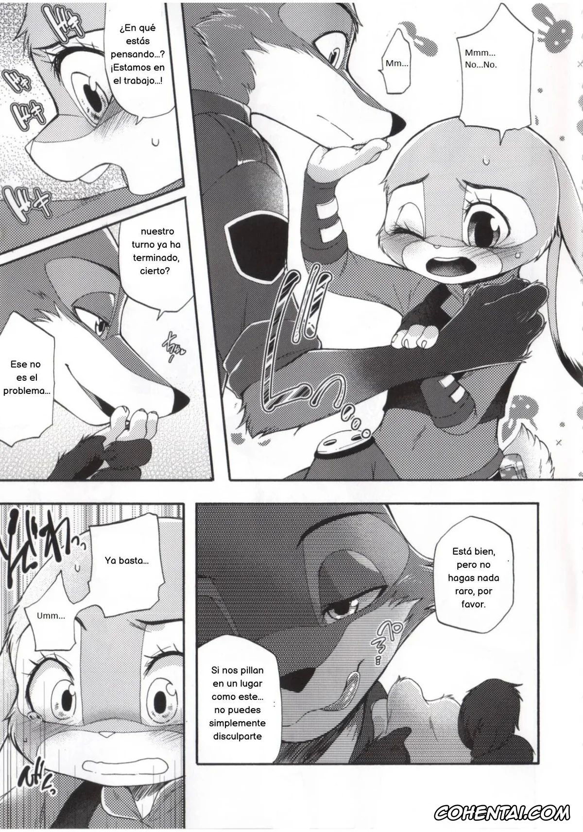 Zootopia hentai, Judy Hopps hentai, Nick Wilde hentai, Make Love (Zootopia), pagina 9