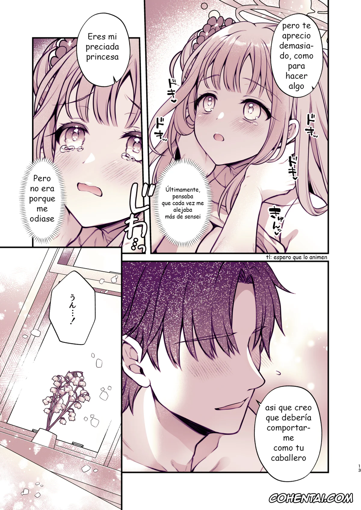 Blue Archive hentai, Mika Misono hentai, Sensei hentai, Mika to Himitsu no Teatime (Blue Archive), pagina 12