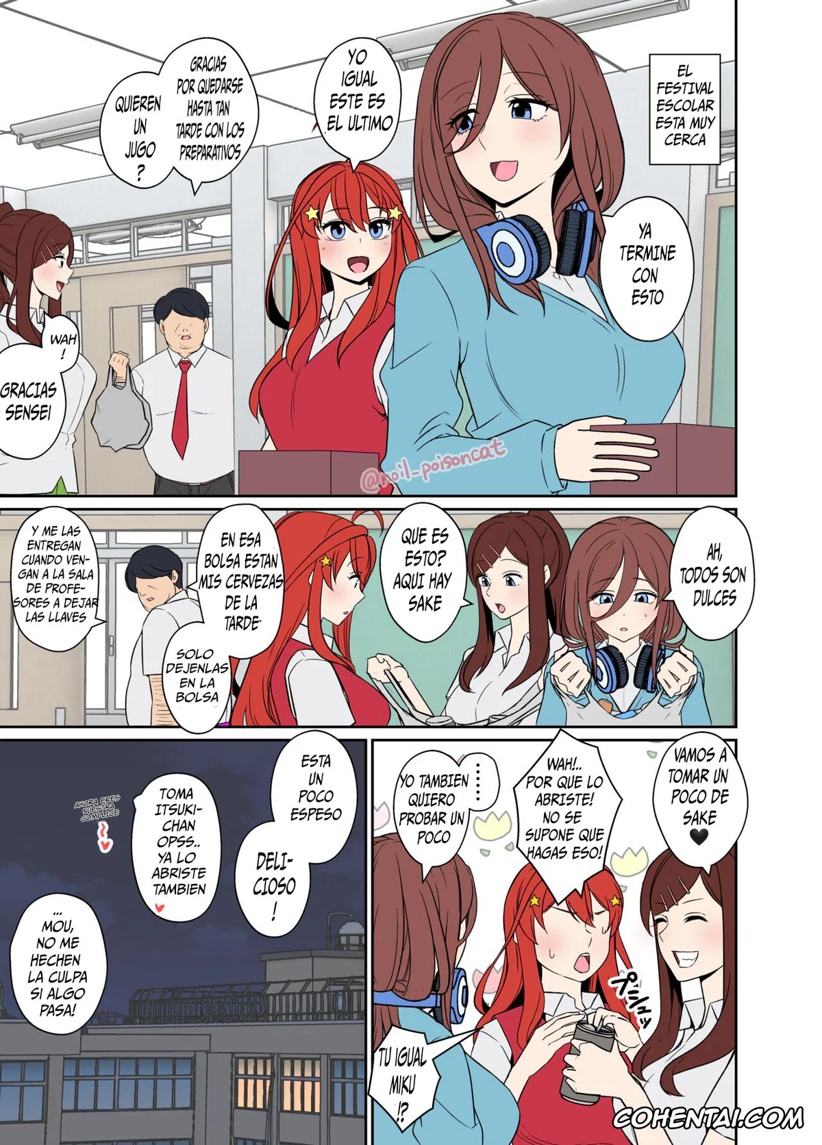 Gotoubun No Hanayome | The Quintessential Quintuplets porno, Miku Nakano porno, Yotta Nakano Miku ni Warui Koto o Suru Hanashi (Gotoubun no Hanayome), pagina 2