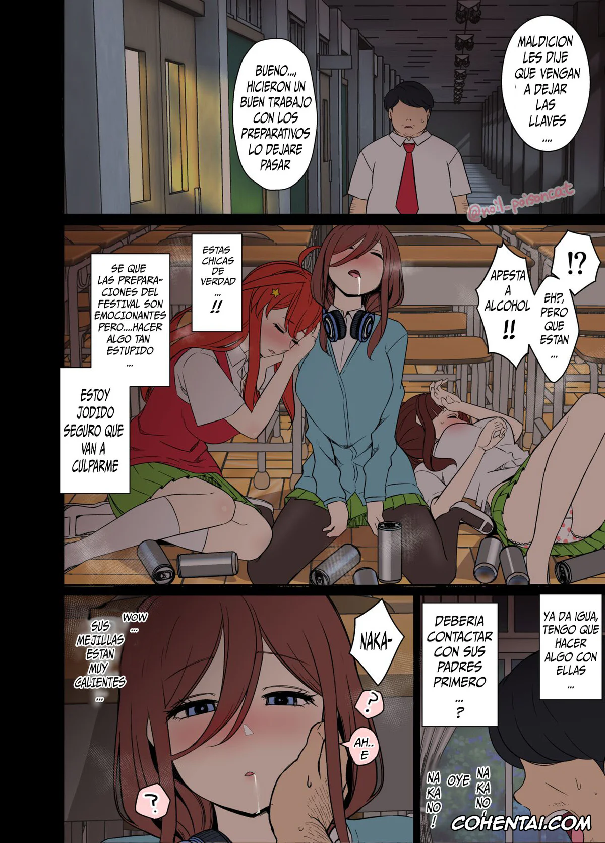Gotoubun No Hanayome | The Quintessential Quintuplets hentai, Miku Nakano hentai, Yotta Nakano Miku ni Warui Koto o Suru Hanashi (Gotoubun no Hanayome), pagina 3