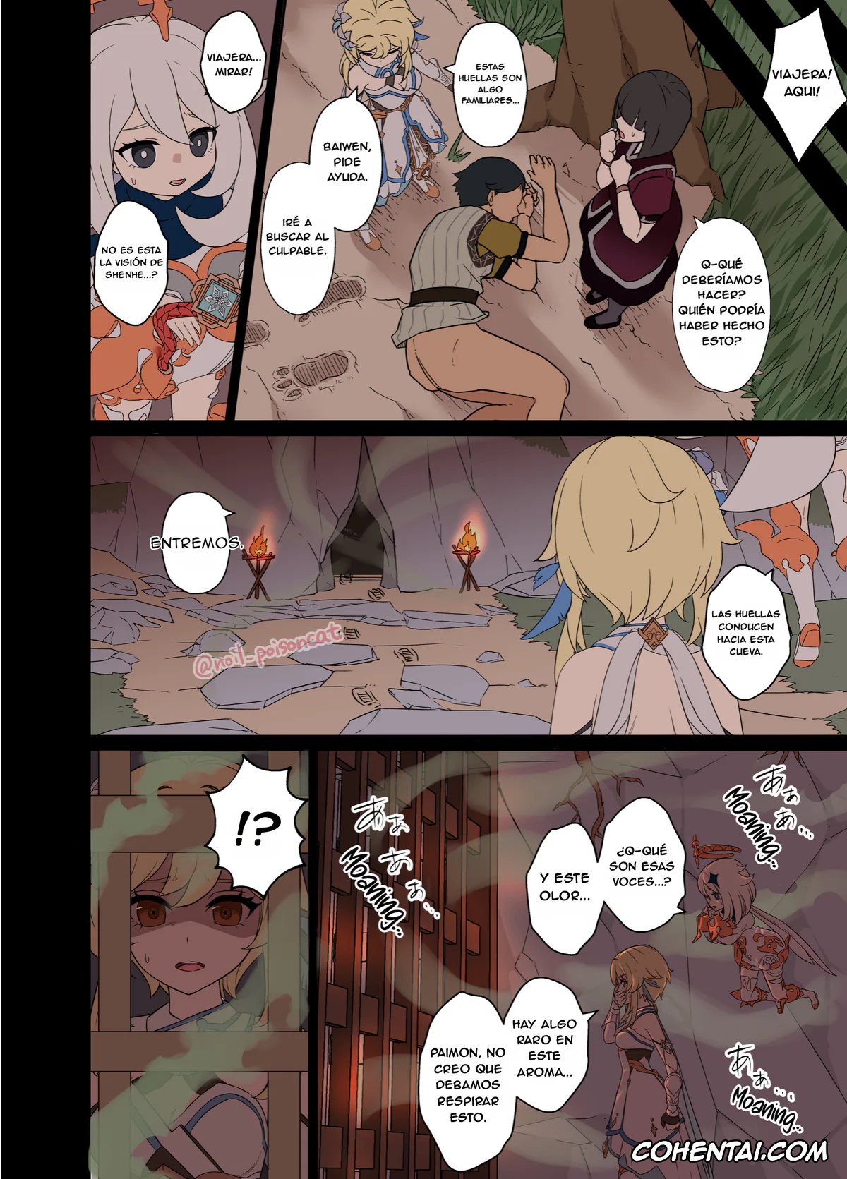 Genshin Impact hentai, Hilichurl hentai, Lumine hentai, Mitachurl hentai, Paimon hentai, Shenhe hentai, Deisui Shita Shenhe ni Warui Koto o Suru Hanashi (Genshin Impact), pagina 9
