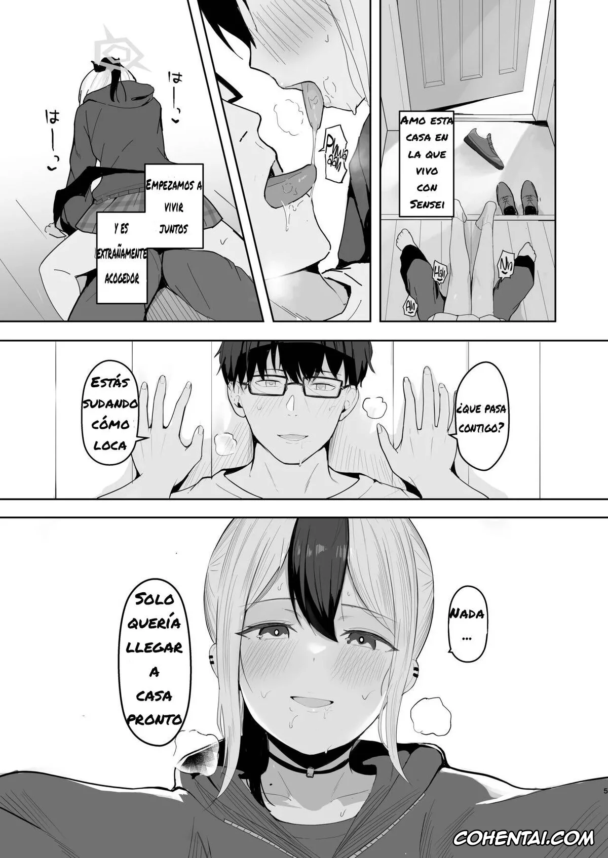 Blue Archive hentai, Kayoko Onikata hentai, Sensei hentai, Kayoko to Dousei Seikatsu (Blue Archive), pagina 6