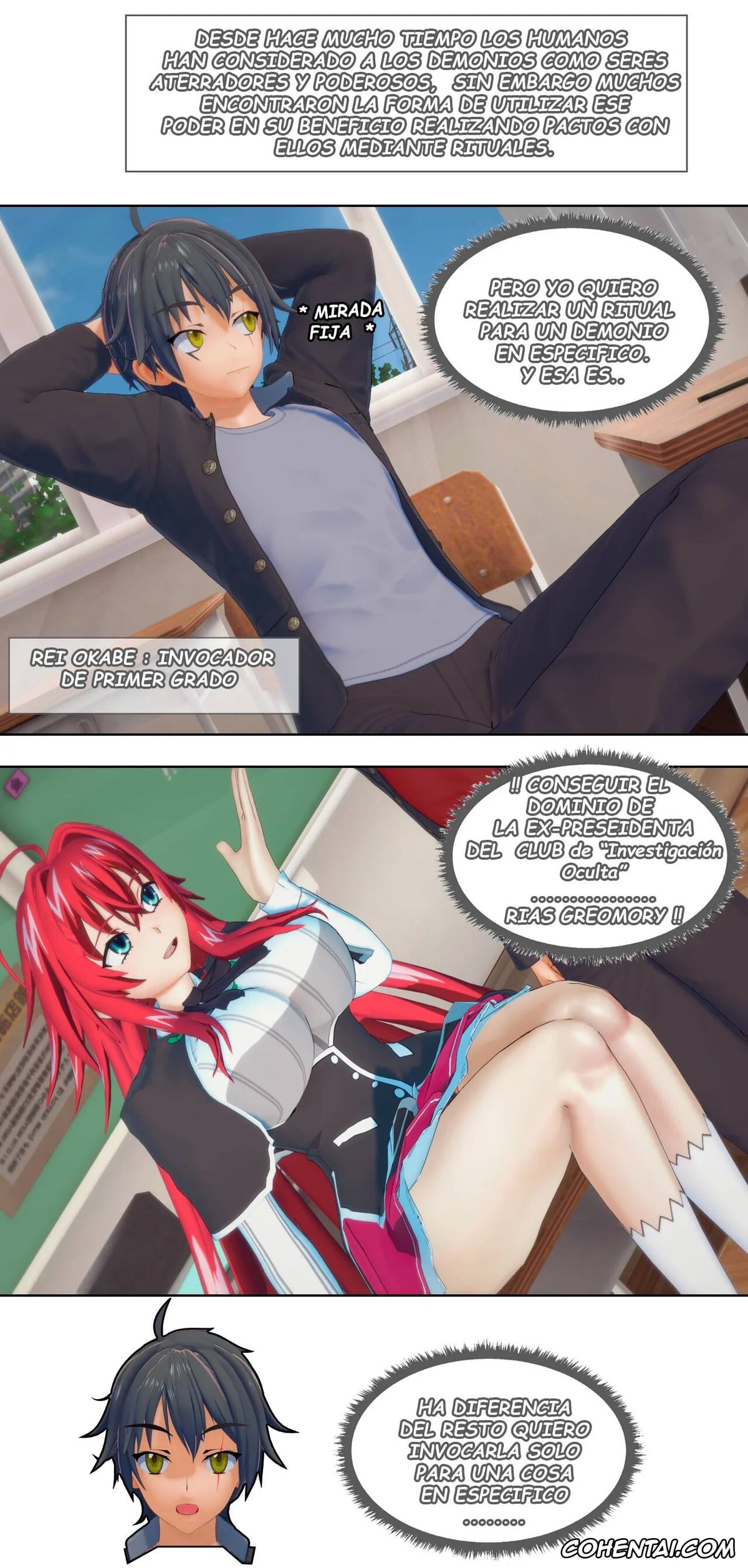 Highschool DxD porno, Rias Gremory porno, Invocación De Corridas (Highschool DxD), pagina 2