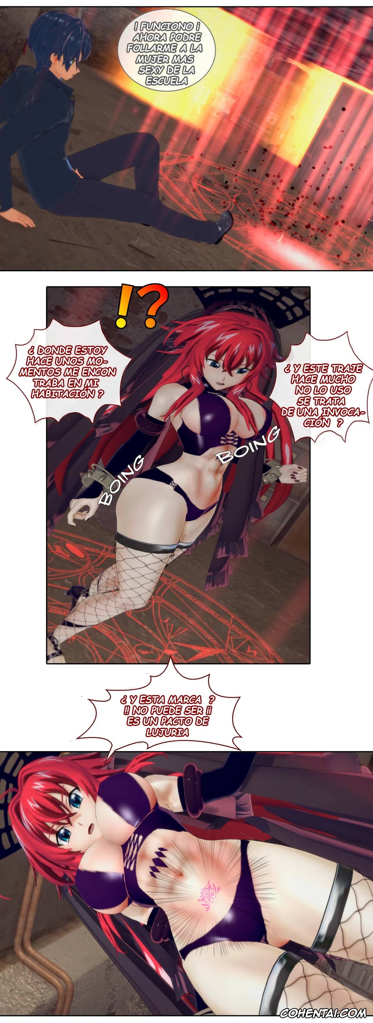Highschool DxD porno, Rias Gremory porno, Invocación De Corridas (Highschool DxD), pagina 5