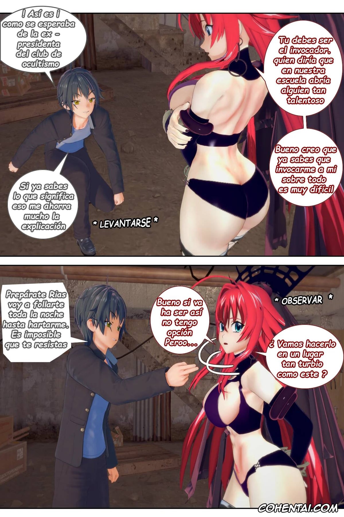 Highschool DxD hentai, Rias Gremory hentai, Invocación De Corridas (Highschool DxD), pagina 6