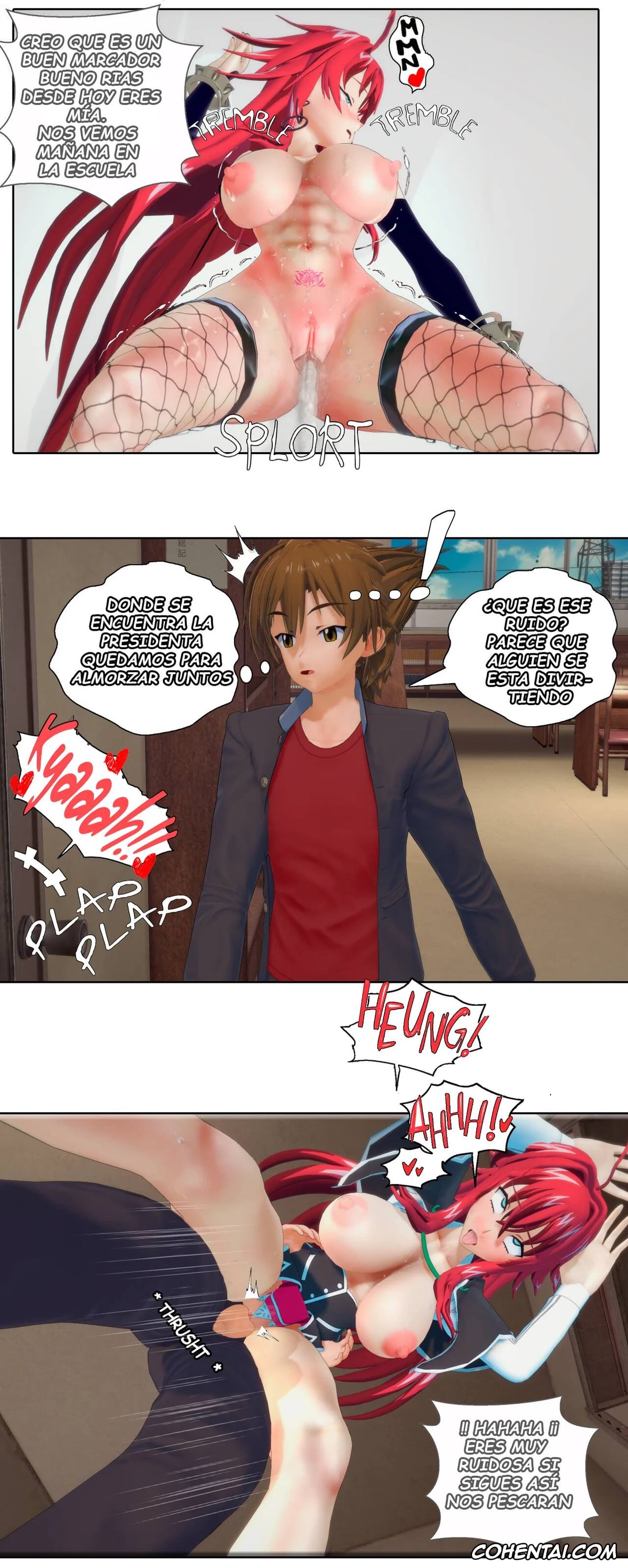 Highschool DxD porno, Rias Gremory porno, Invocación De Corridas (Highschool DxD), pagina 26