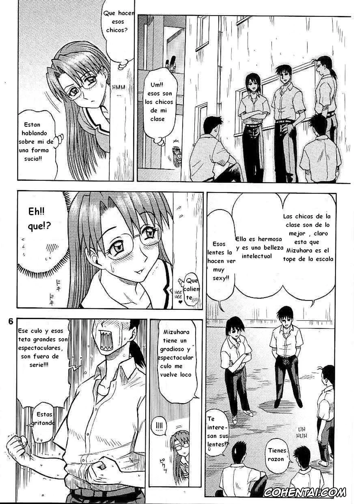 Azumanga Daioh porno, Koyomi Mizuhara porno, 14 Kaiten ASS Manga Daioh (Azumanga Daioh), pagina 5