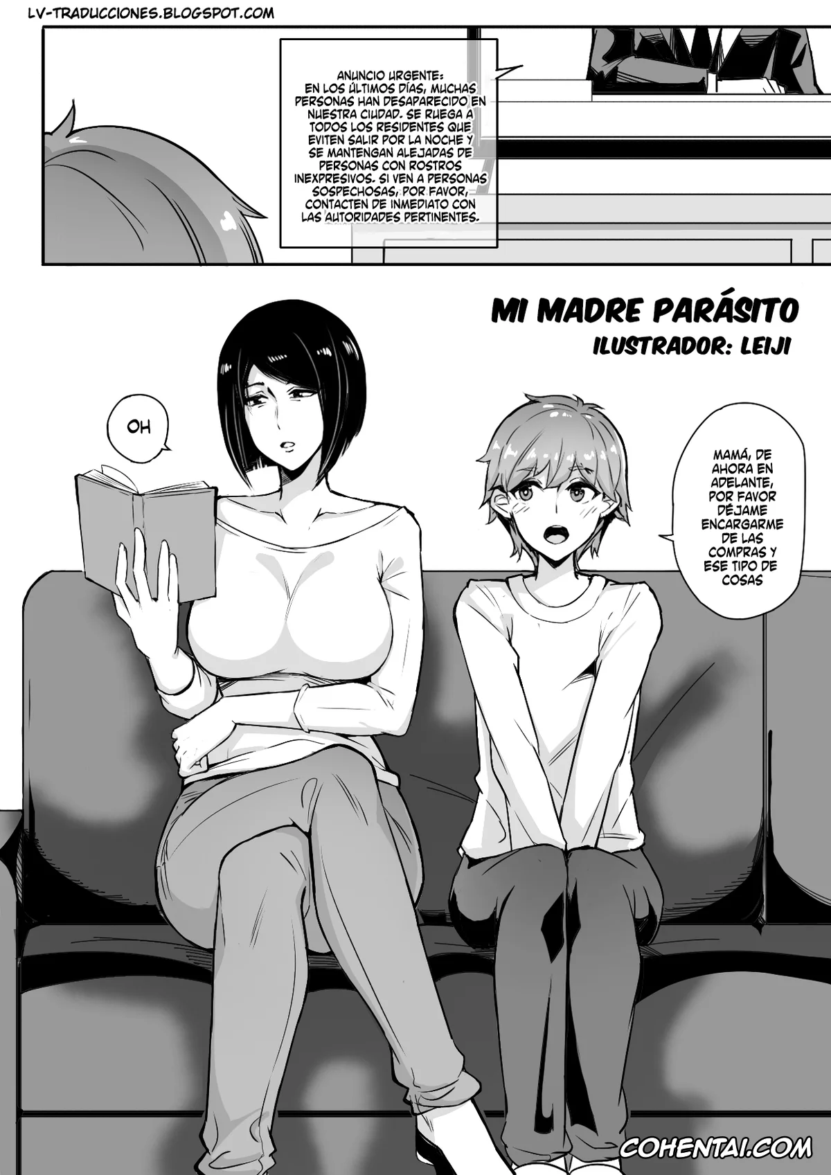 Parasyte | Kiseiju xxx, Mi Madre Parásito (Parasyte), pagina 1