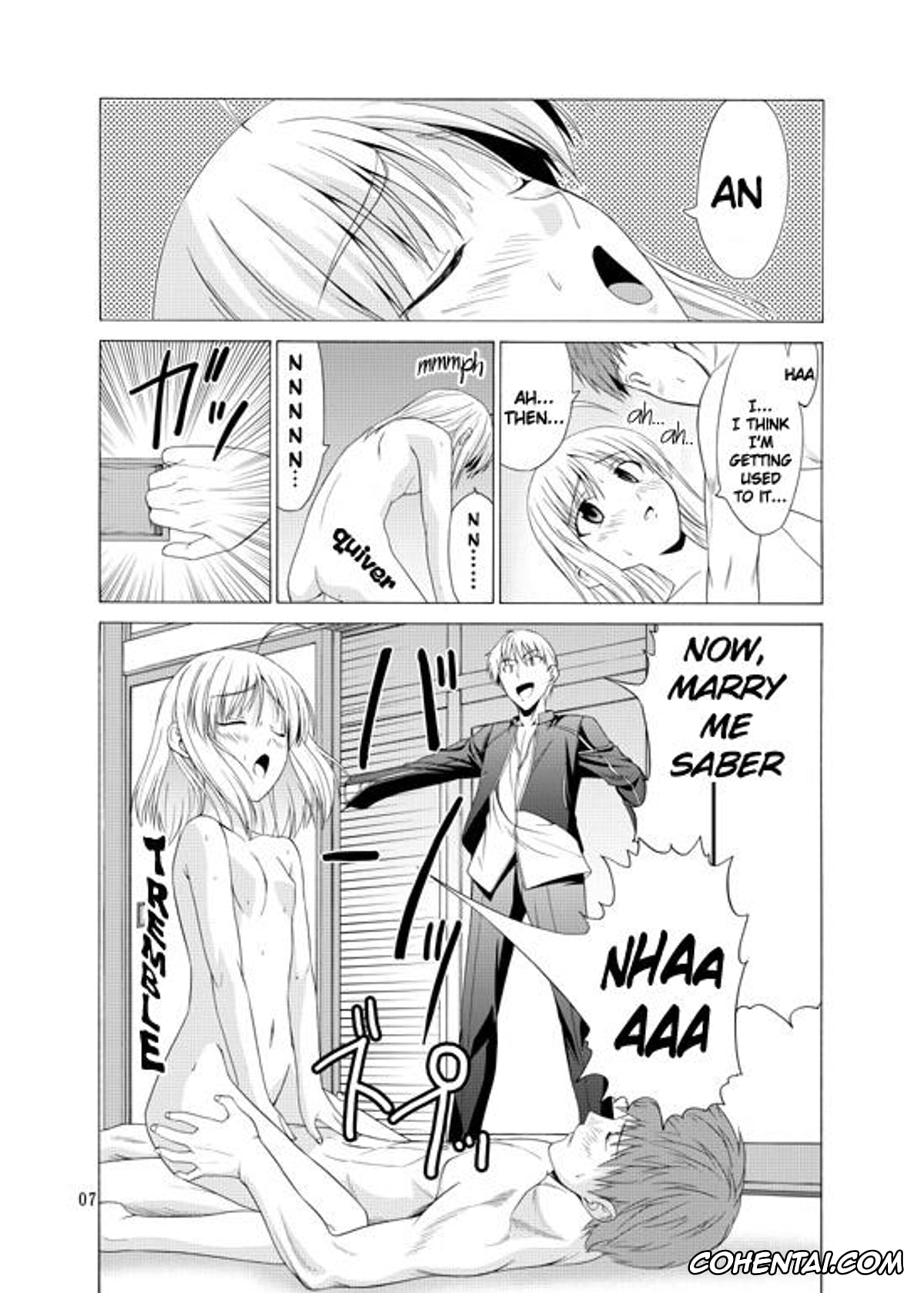 Fate/stay night xxx, Saber | Arturia Pendragon xxx, Shirou Emiya xxx, Platonic Magician H2 (Fate/stay night), pagina 4