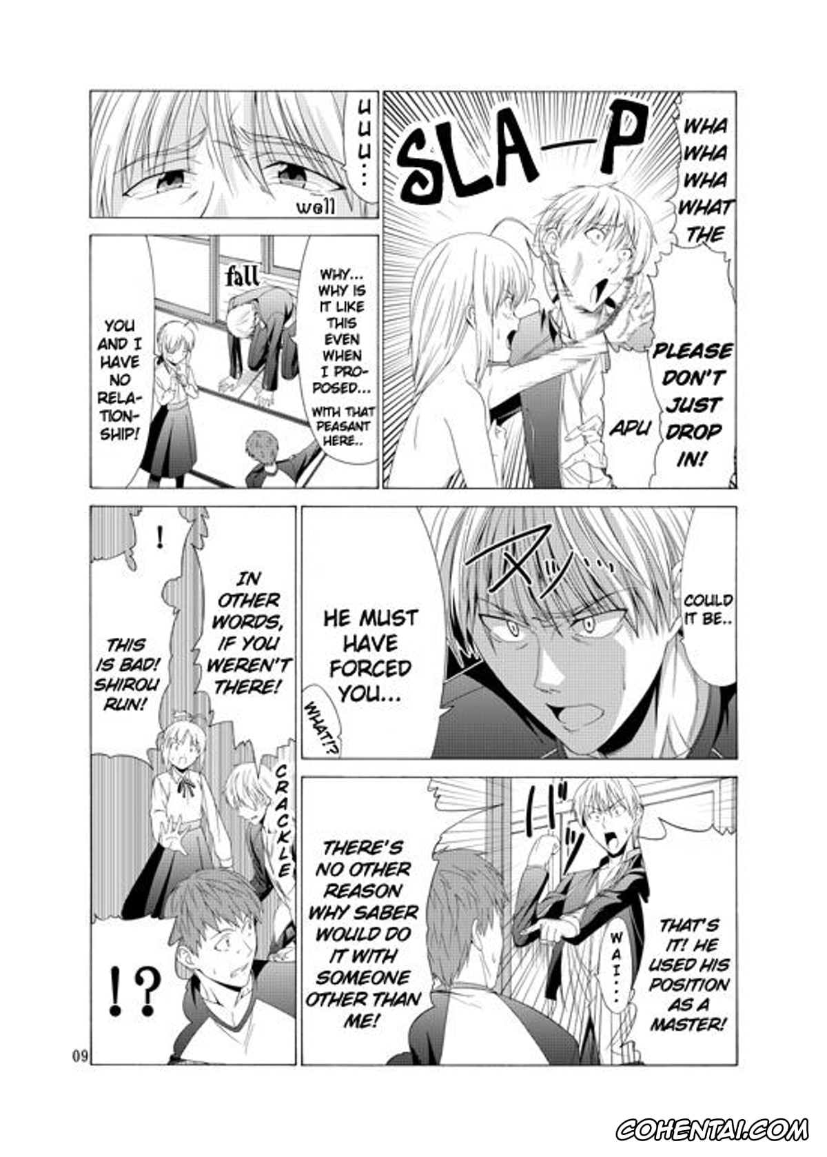 Fate/stay night hentai, Saber | Arturia Pendragon hentai, Shirou Emiya hentai, Platonic Magician H2 (Fate/stay night), pagina 6