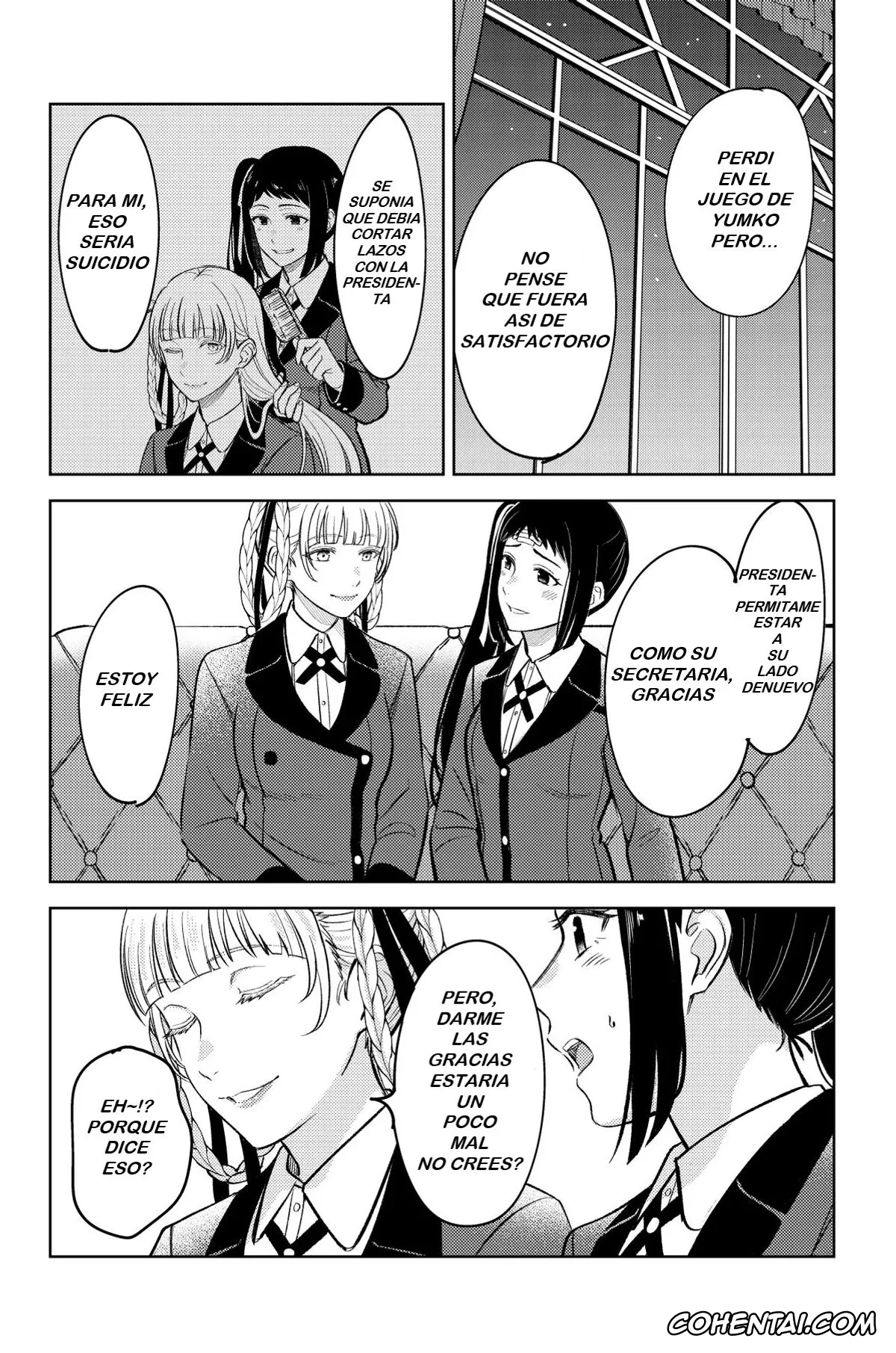 Kakegurui porno, Kirari Momobami porno, Sayaka Igarashi porno, KiraSaya Manga (Kakegurui), pagina 2