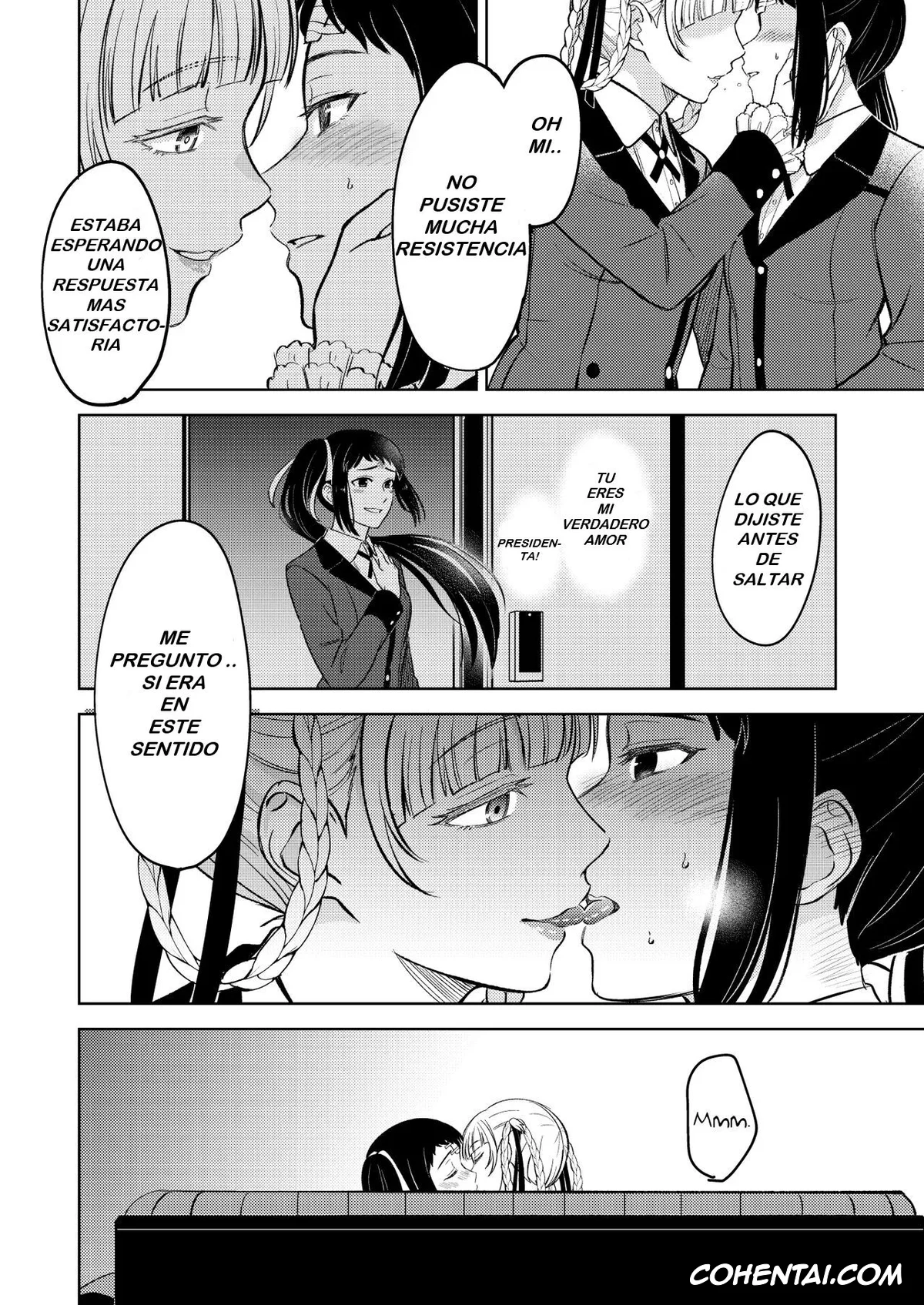 Kakegurui xxx, Kirari Momobami xxx, Sayaka Igarashi xxx, KiraSaya Manga (Kakegurui), pagina 4