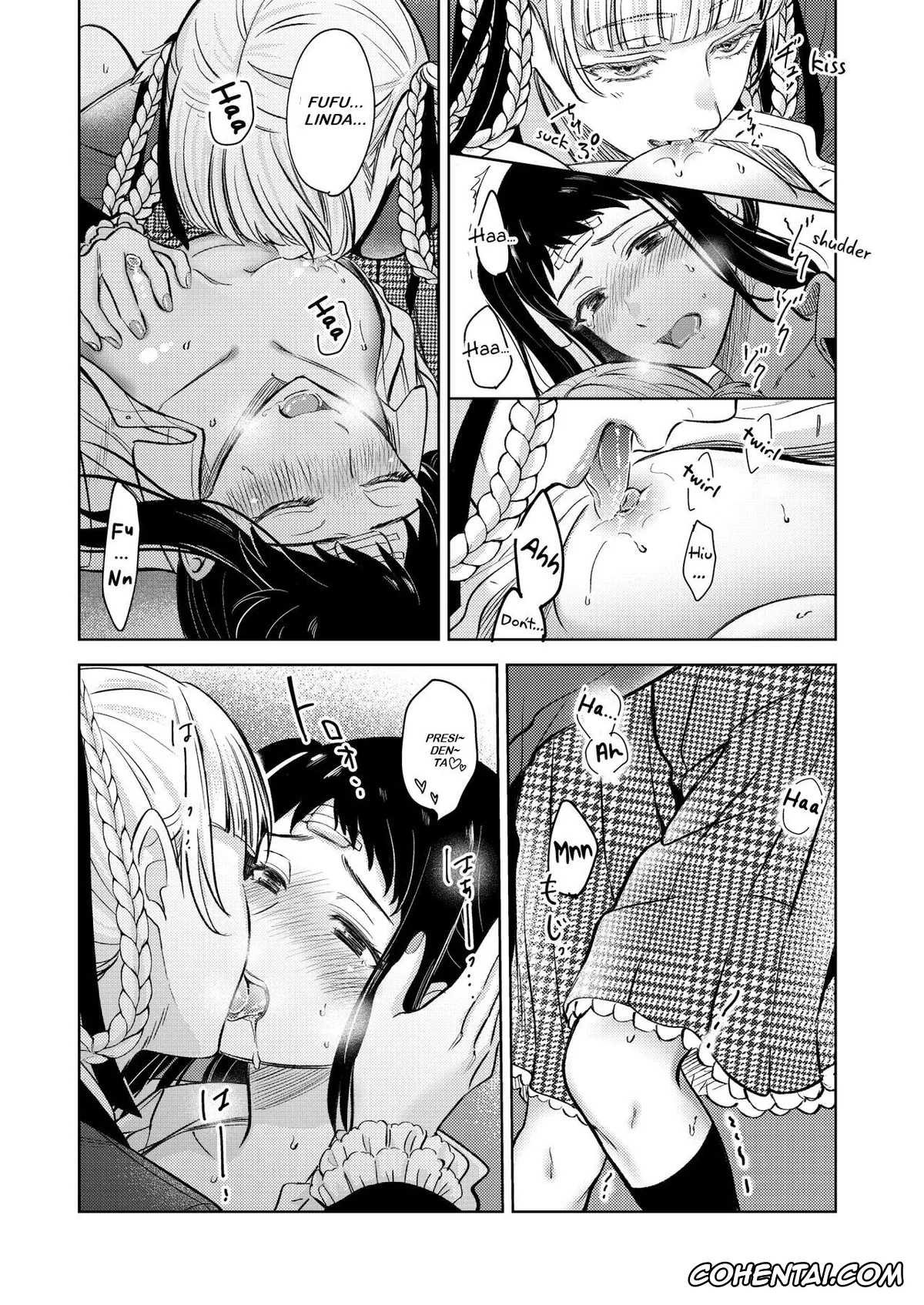 Kakegurui xxx, Kirari Momobami xxx, Sayaka Igarashi xxx, KiraSaya Manga (Kakegurui), pagina 10
