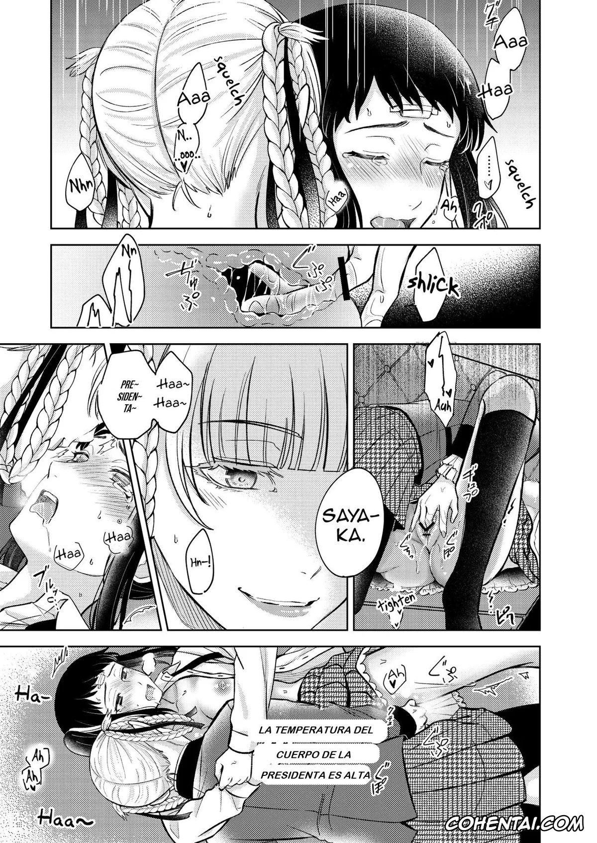 Kakegurui xxx, Kirari Momobami xxx, Sayaka Igarashi xxx, KiraSaya Manga (Kakegurui), pagina 13