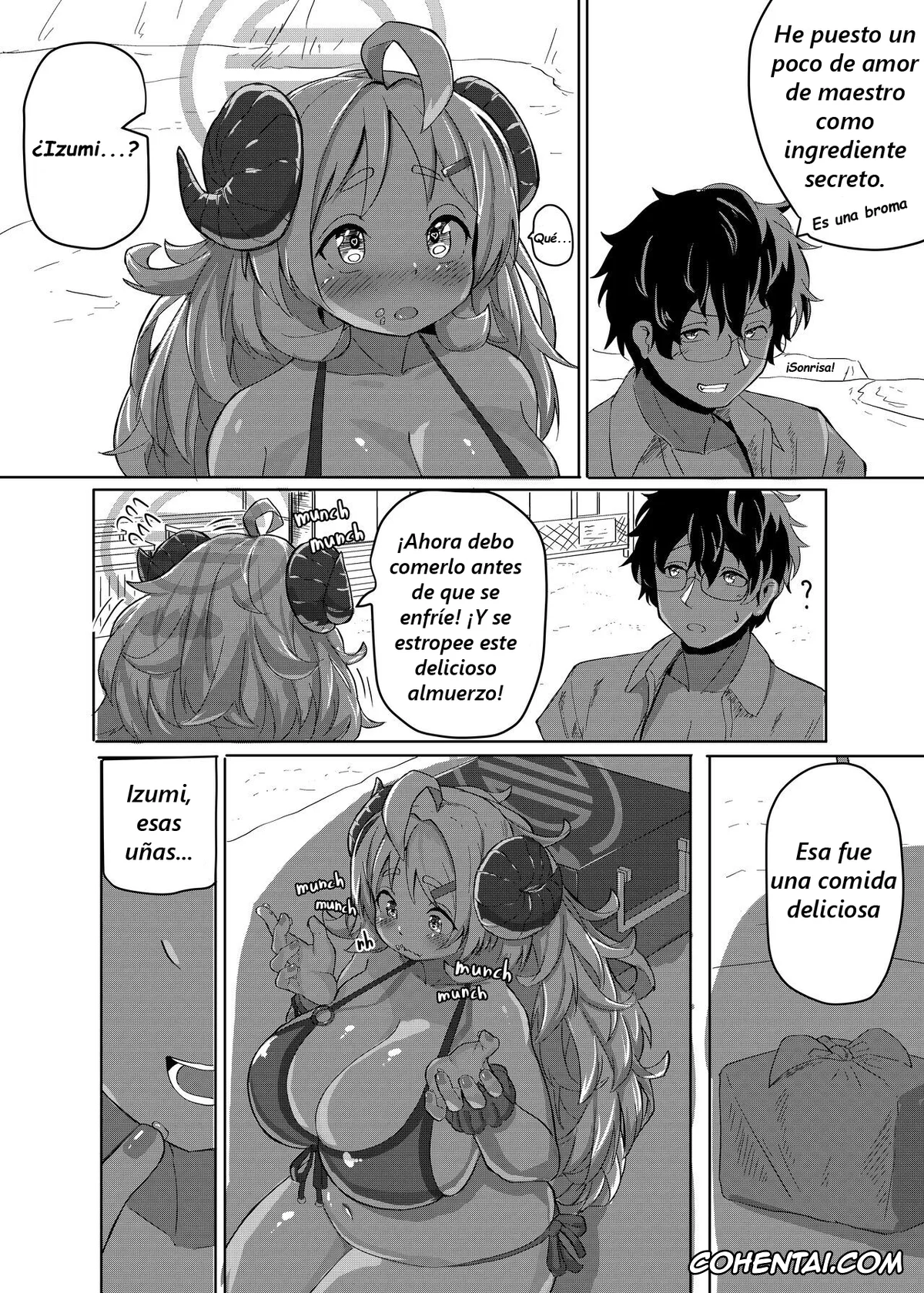 Blue Archive xxx, Izumi Shishidou xxx, Sensei xxx, Sensei… Watashi mou Gamandekinai yo… (Blue Archive), pagina 7