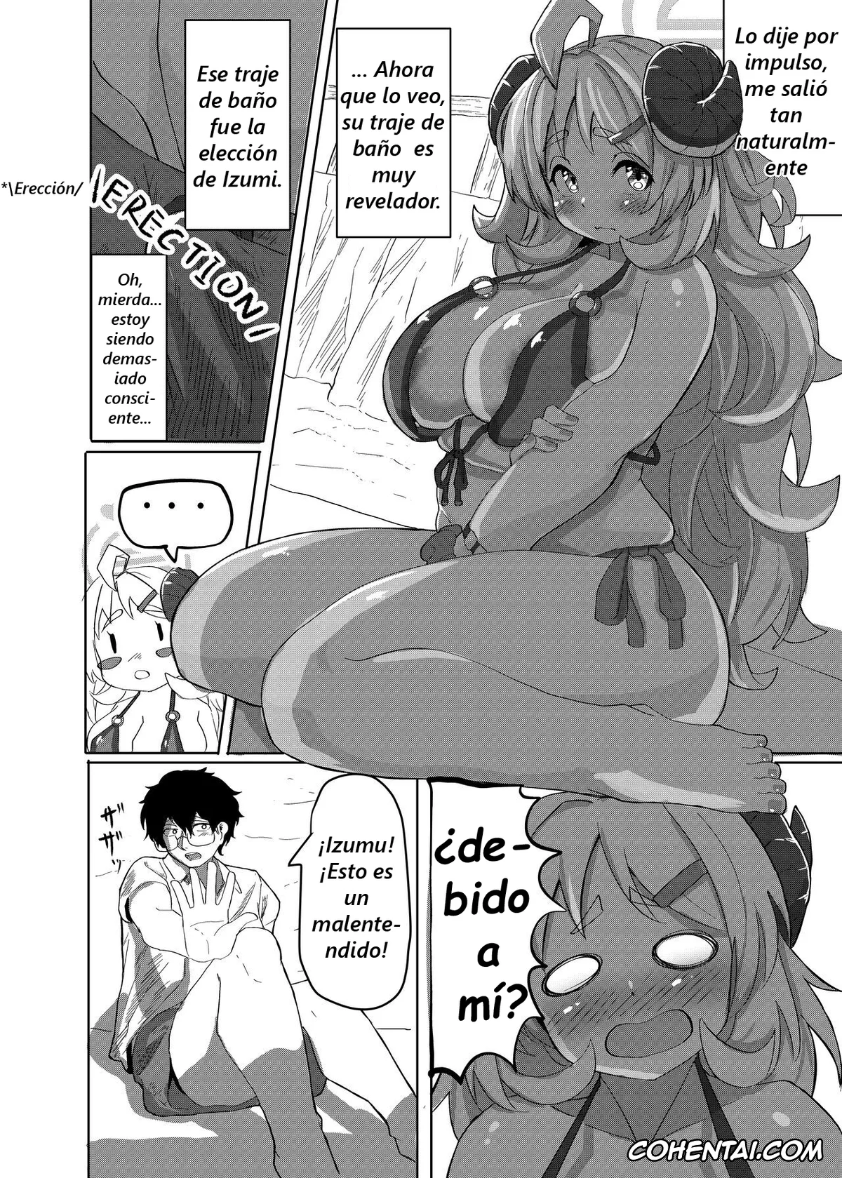 Blue Archive hentai, Izumi Shishidou hentai, Sensei hentai, Sensei… Watashi mou Gamandekinai yo… (Blue Archive), pagina 9