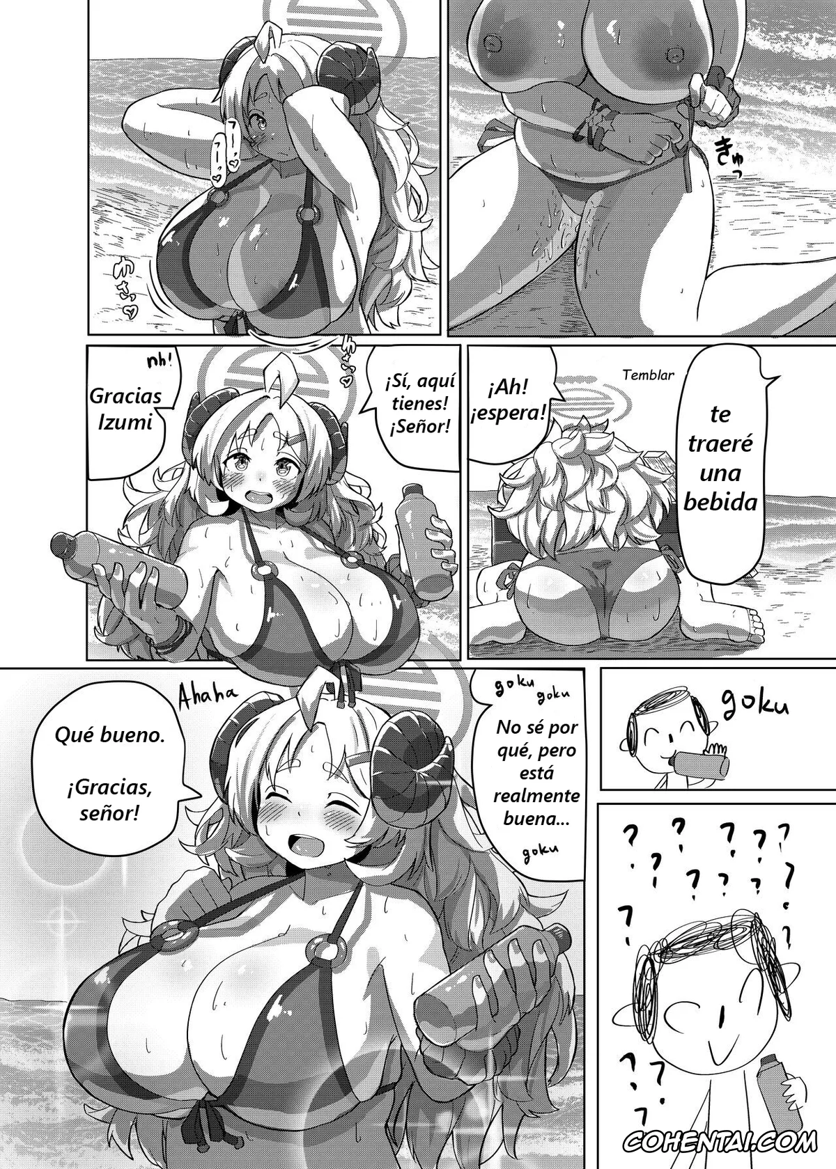Blue Archive xxx, Izumi Shishidou xxx, Sensei xxx, Sensei… Watashi mou Gamandekinai yo… (Blue Archive), pagina 25