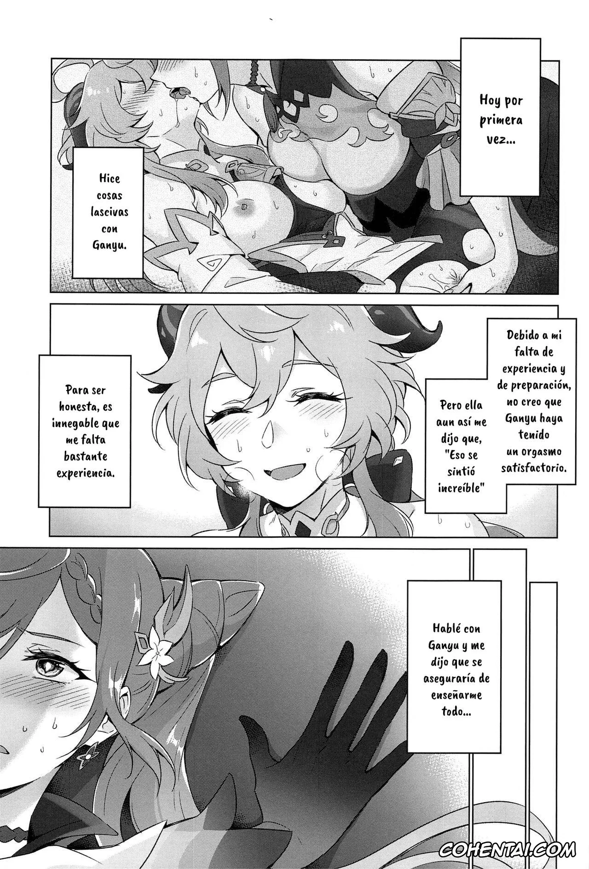 Genshin Impact xxx, Ganyu xxx, Keqing xxx, Ecchi desu yo Keqing-san! (Genshin Impact), pagina 4