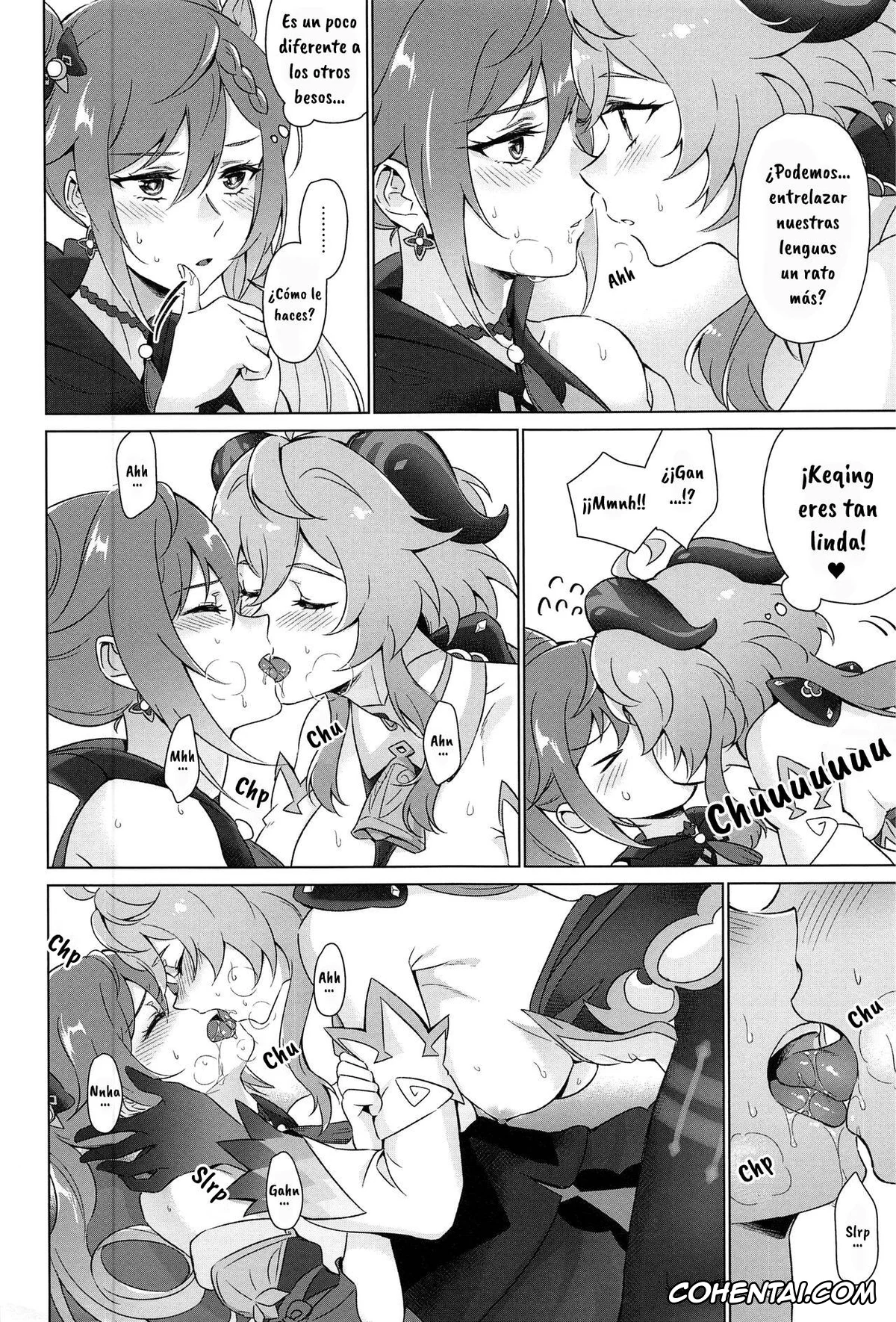 Genshin Impact hentai, Ganyu hentai, Keqing hentai, Ecchi desu yo Keqing-san! (Genshin Impact), pagina 9