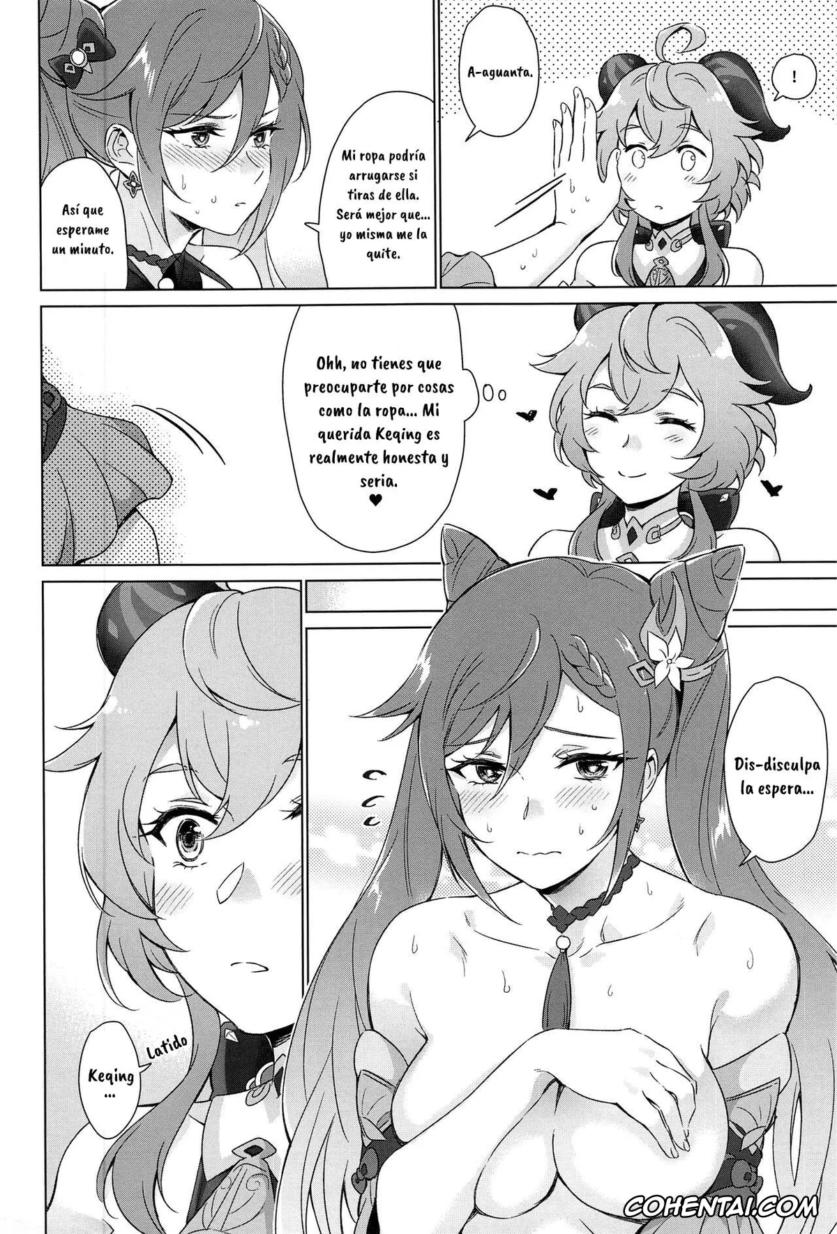 Genshin Impact porno, Ganyu porno, Keqing porno, Ecchi desu yo Keqing-san! (Genshin Impact), pagina 11