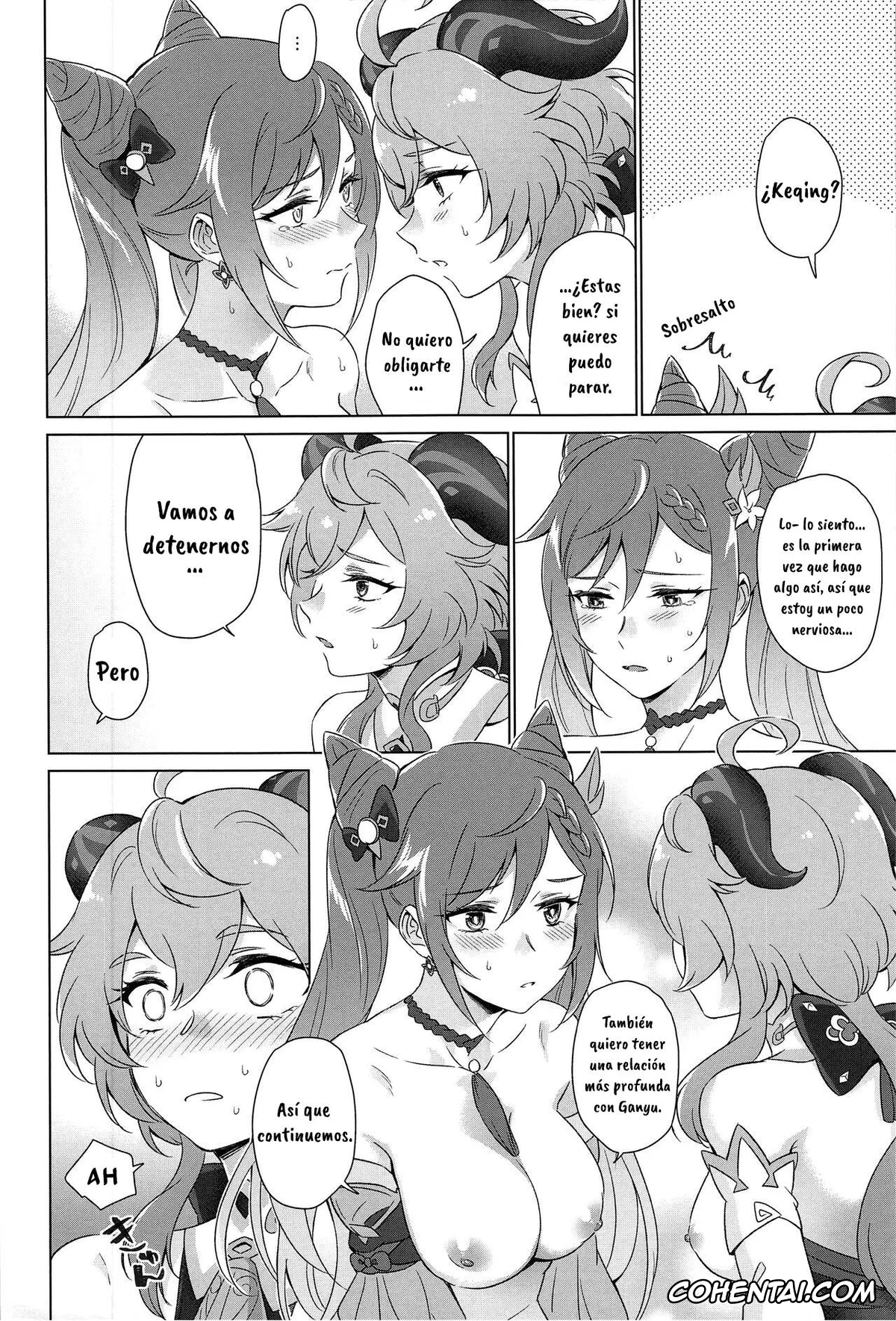 Genshin Impact hentai, Ganyu hentai, Keqing hentai, Ecchi desu yo Keqing-san! (Genshin Impact), pagina 21